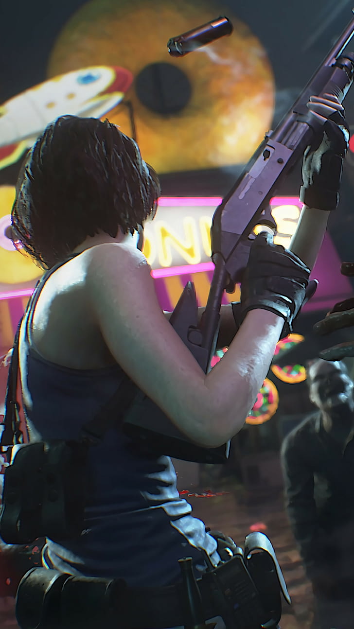 728x1294 HD wallpaper: Resident Evil, Resident Evil HD Remaster, Resident evil Jill Valentine