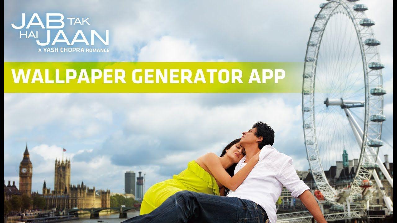 1280x720 Jab Tak Hai Jaan. Wallpaper Generator APP. Shah Rukh Khan