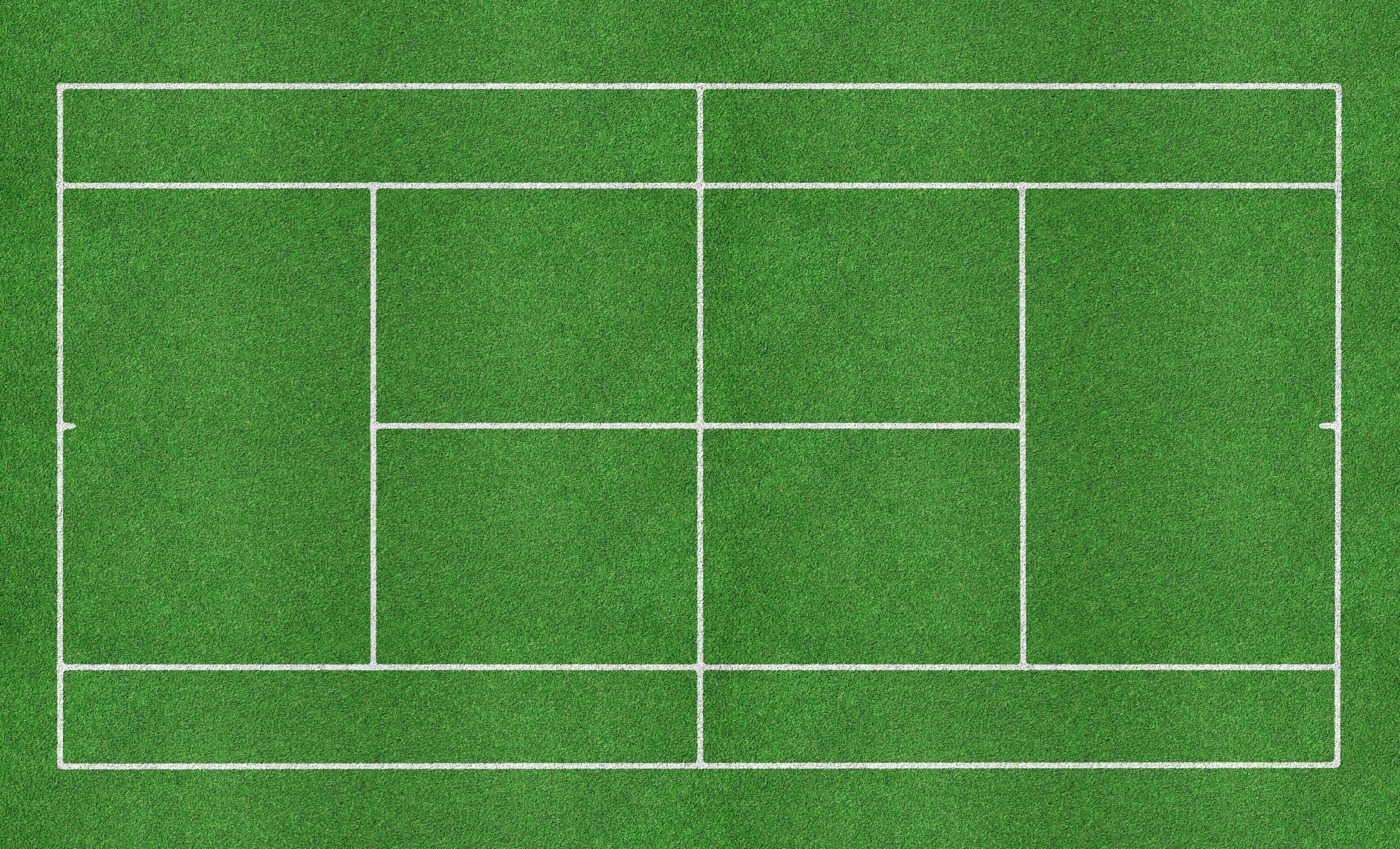 3200x1940 Green Tennis Court Wall Mural