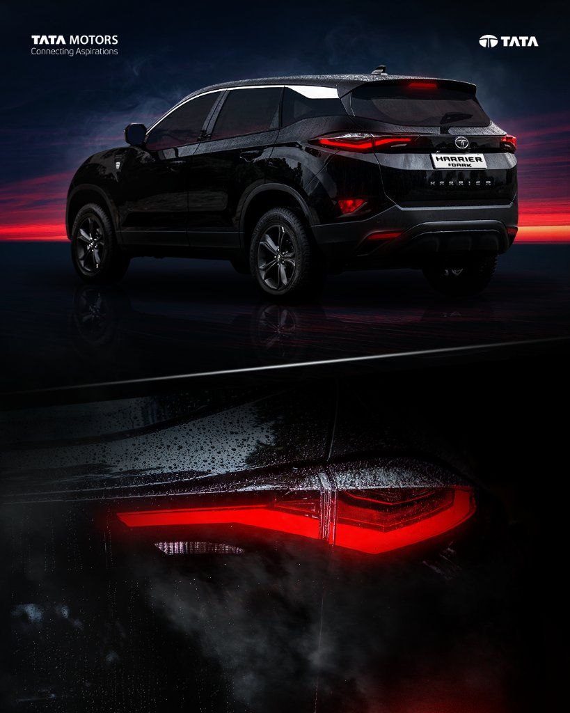 819x1024 Icon don't blend in when they were born to stand out. #UnleashTheDark with the Harrier #Dark, and witness its #UnlimitedSwag. Click on the link to book the SUV #AboveAll