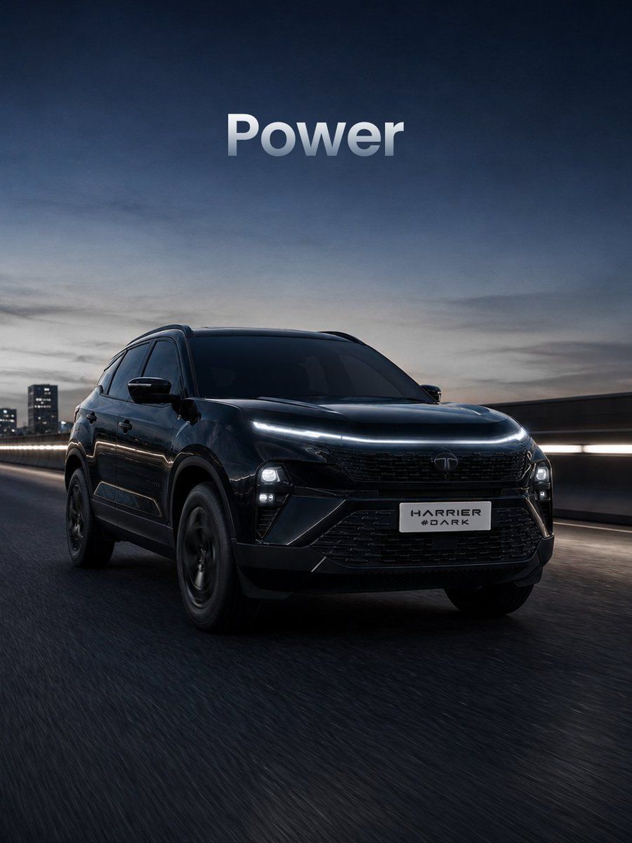 900x1200 A bit of everything, that's the Harrier #DARK. ​ Visit to book now. ​ #HarrierDARK #TataHarrier #TataMotorsPassengerVehicles ​ [ Tata Harrier, Urban SUV, DARK, Tata Motors Passenger Vehicles ]