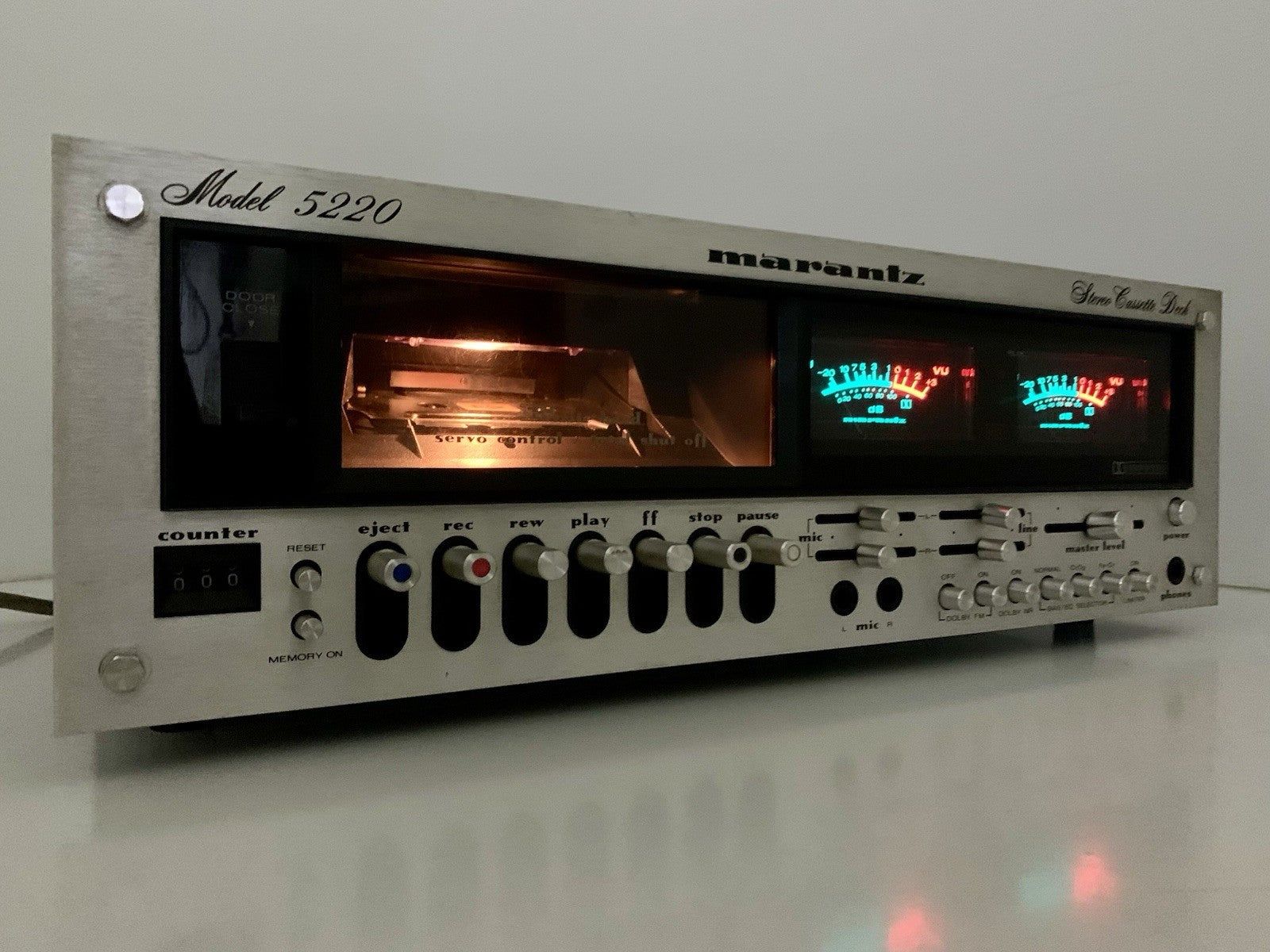1600x1200 MARANTZ 5220 Stereo Cassette Tape Deck 2 Head Vintage 1977 Hi End WORK Good Look