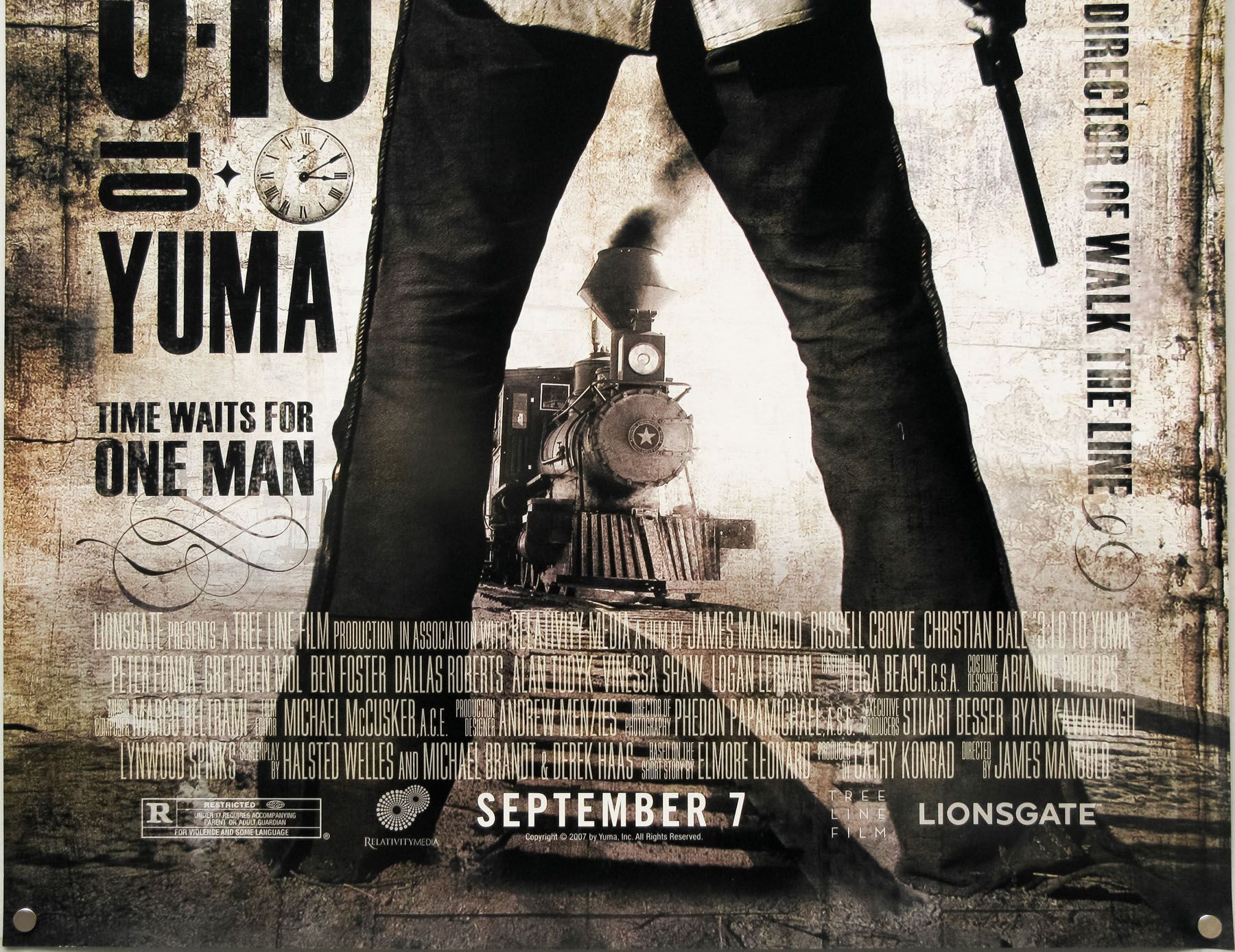 1800x1388 3:10 To Yuma / one sheet / advance / USA