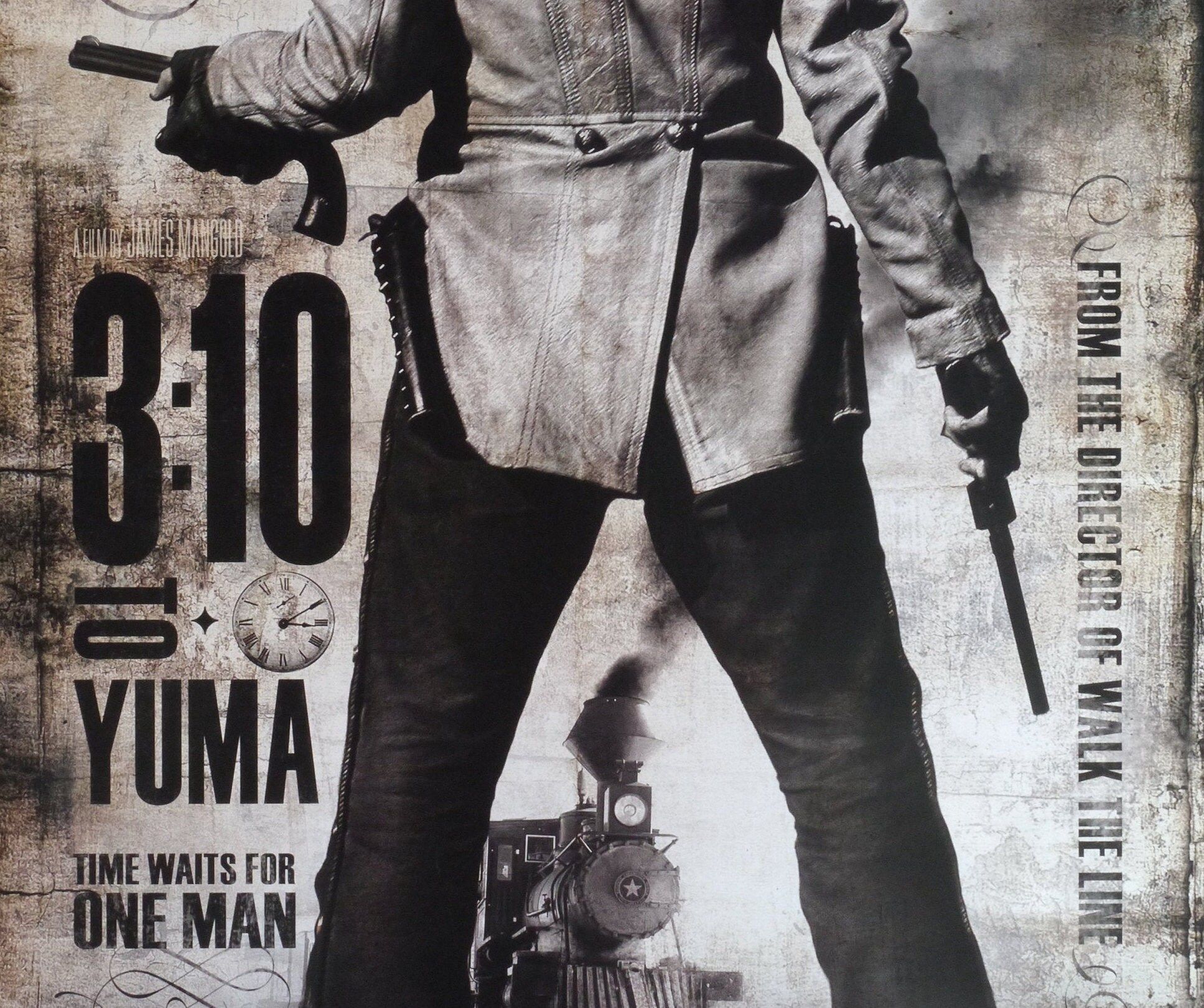 1935x1621 3:10 To Yuma Original Vintage Movie Poster Of James Mangolds Tale Of A Posse On The Hunt With Russell Crowe, Christian Bale And Ben Foster