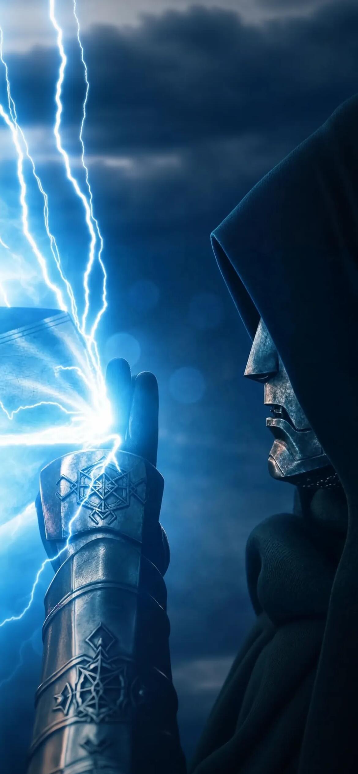 1170x2532 Doctor Doom Storm Breaker Power Wallpaper 1170x2532 Wallpaper For IPhone 12 13 IPhone 12 13 Pro