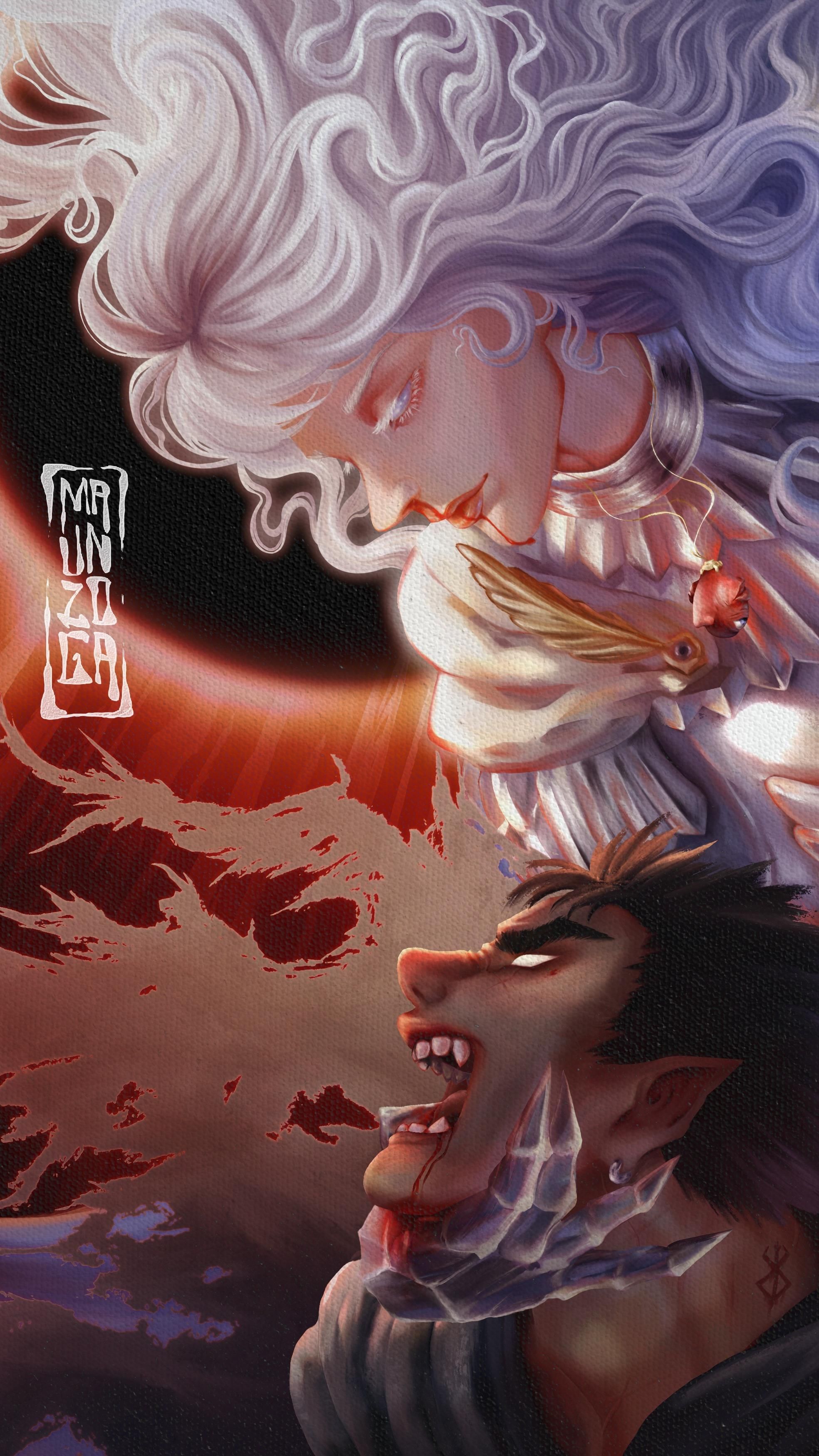 1969x3501 Wallpaper of my Guts x Griffith artwork