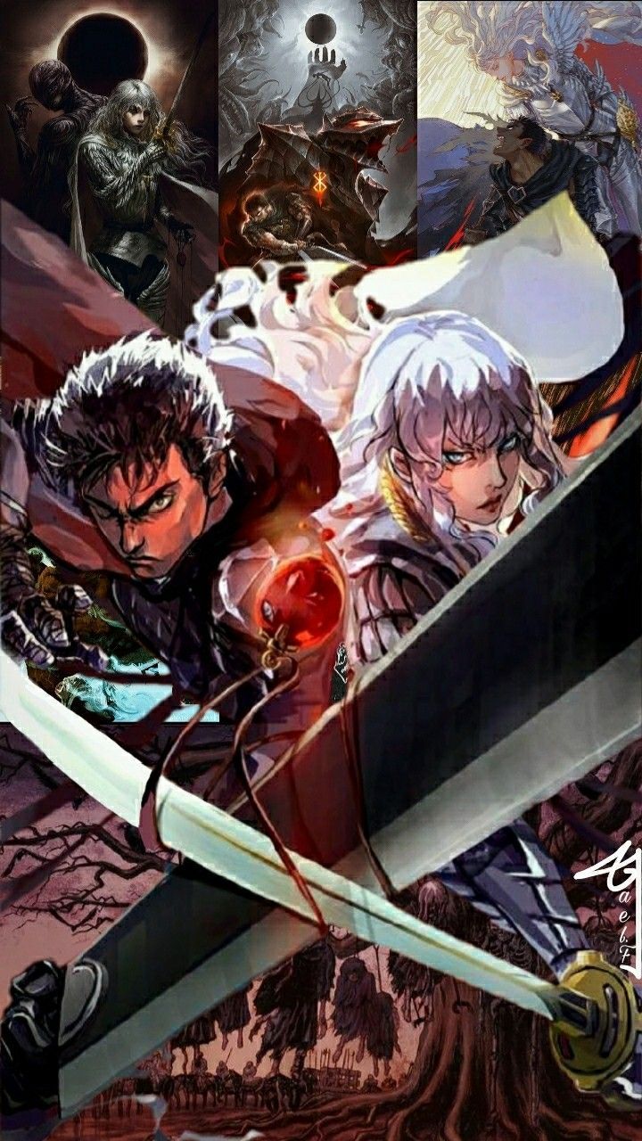 720x1280 Guts y Griffith '[ Wallpaper ]