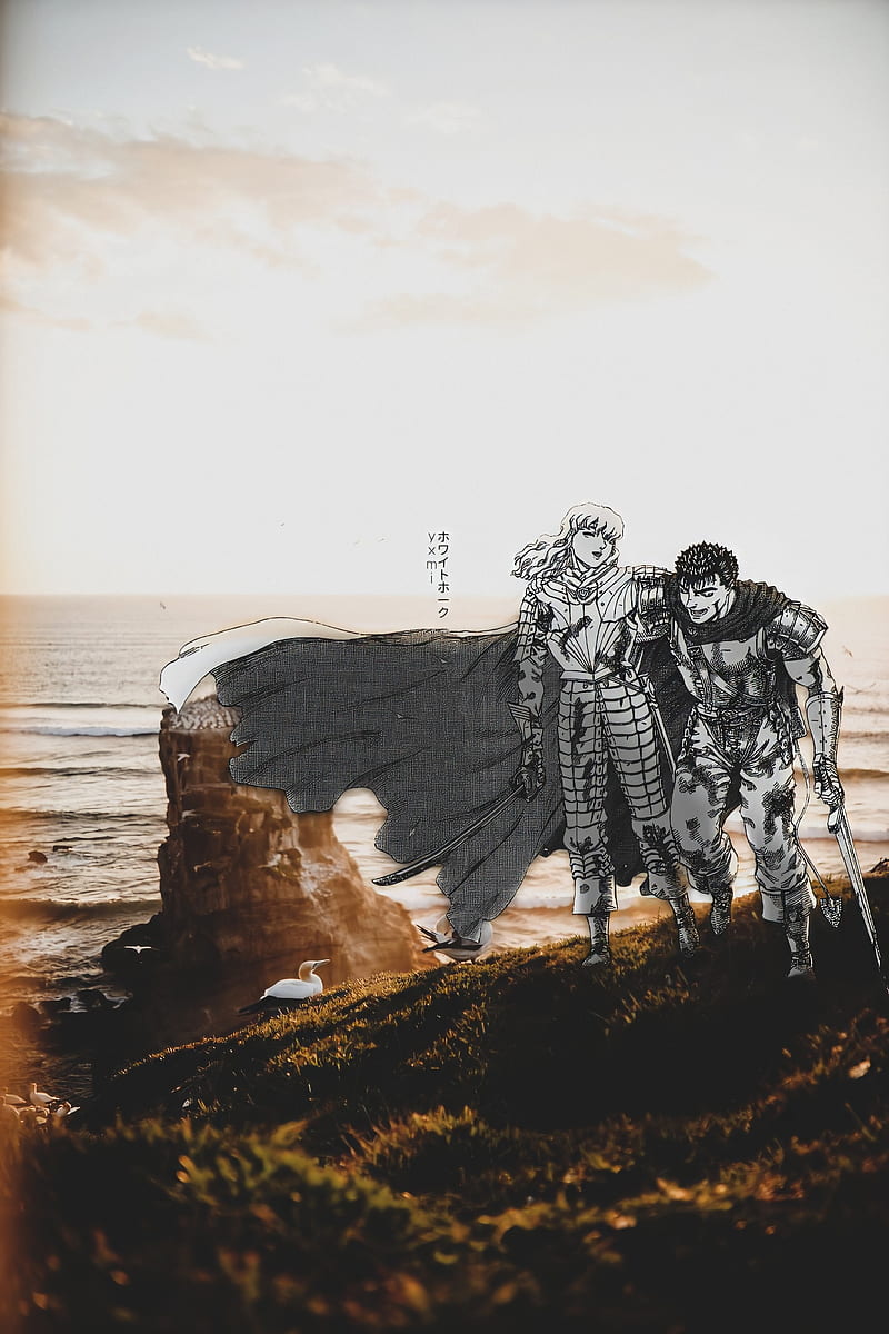 800x1200 Guts, anime, berserk, griffith, manga, HD phone wallpaper