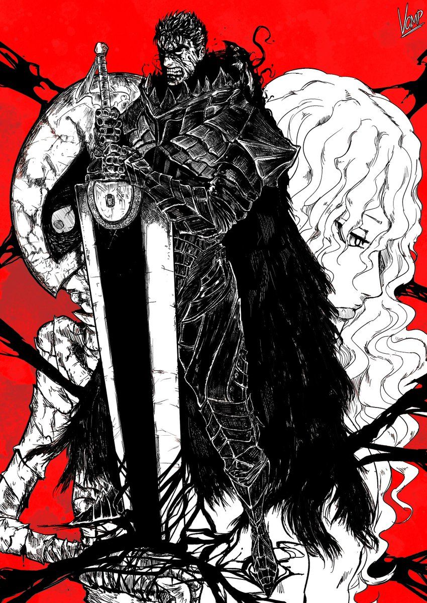 850x1200 Guts and Griffith! (Berserk) #BERSERK