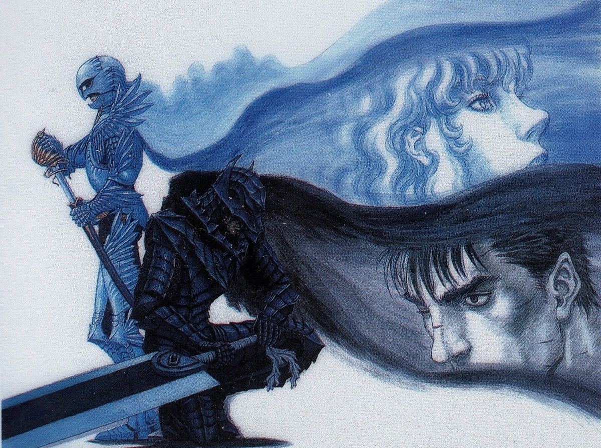 1200x895 Berserk Illustration Poster Eclipse Guts & Griffith Kentaro Miura 1997