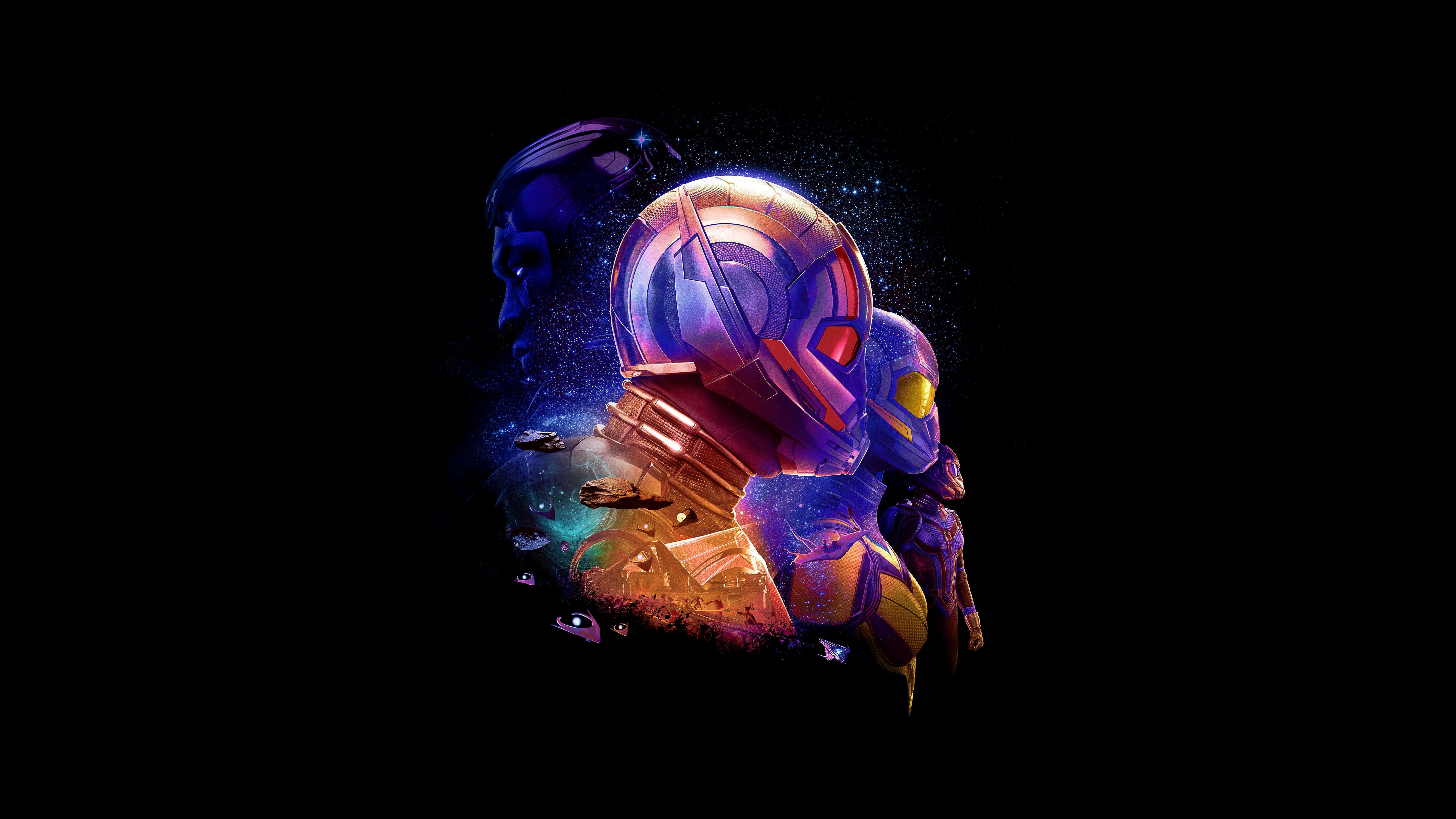 8000x4500 Ant Man And The Wasp Quantumania AMOLED Wallpaper 8K