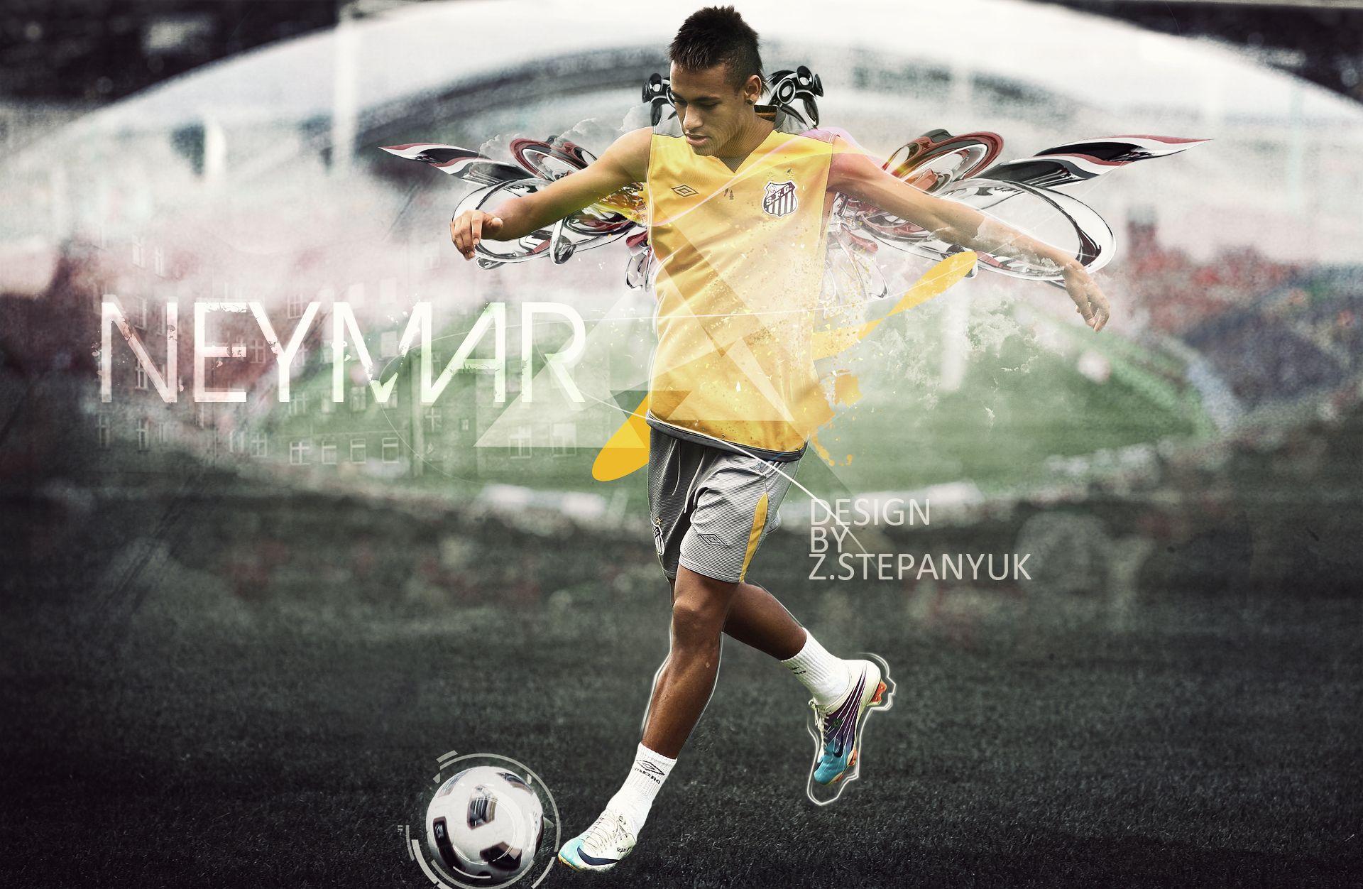 1920x1252 Wallpaper football, Photohop, football, the Namer, Neymar for mobile and desktop, section спорт, resolution 1920x1252