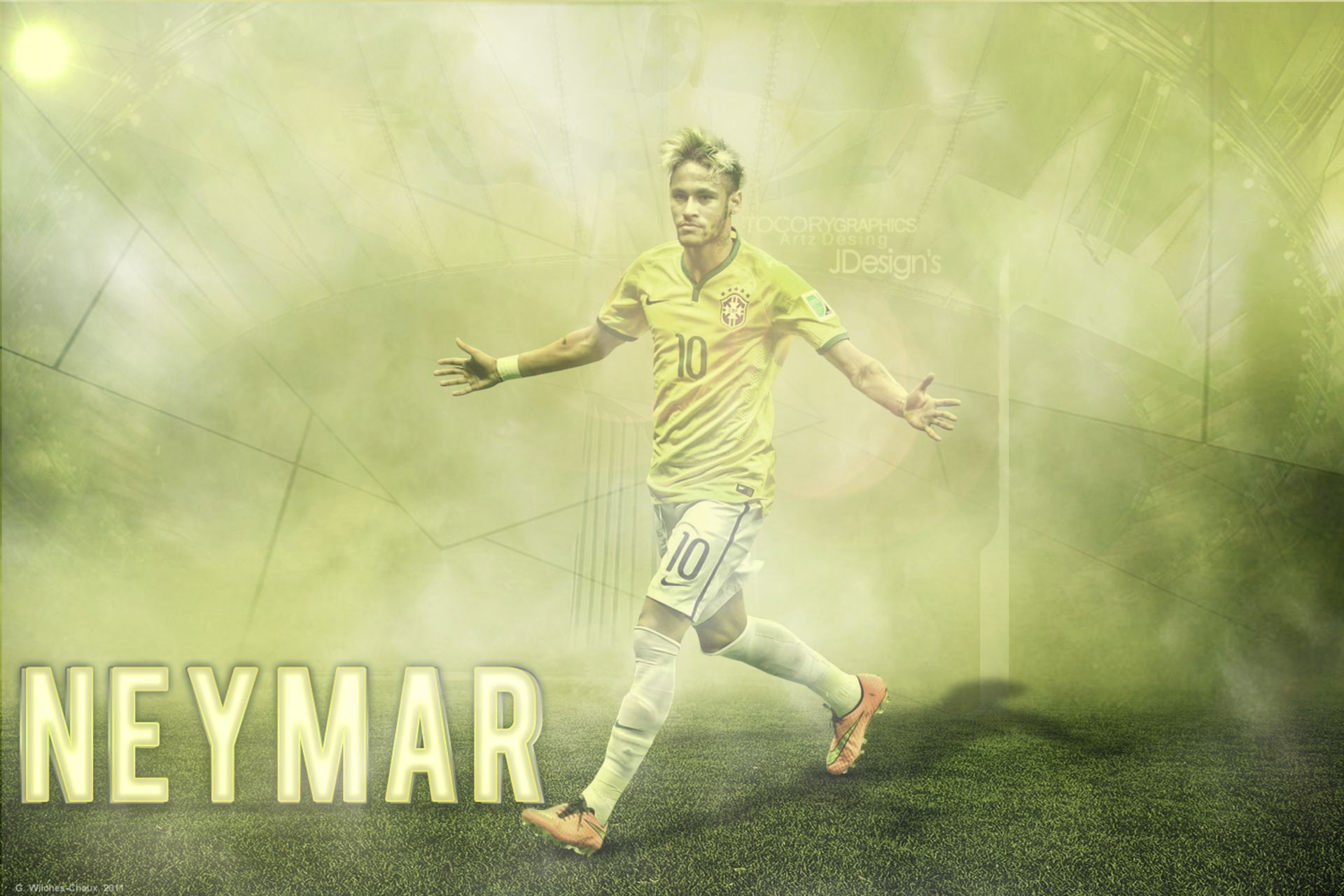 1920x1280 Phone wallpaper: Brazil National Football Team, Sports, Neymar, Soccer 507740