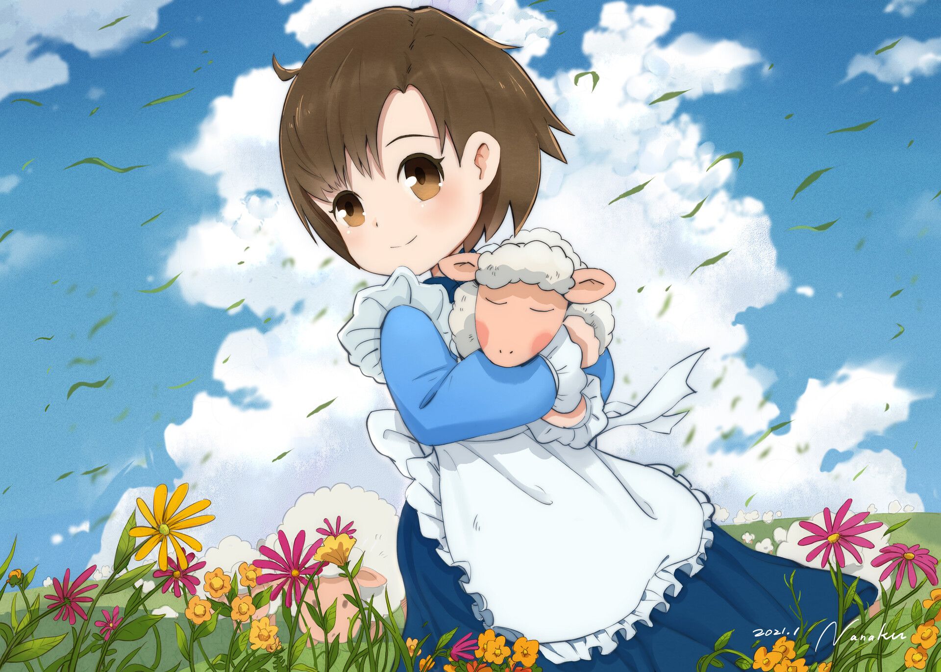 1920x1371 Harvest moon: Elli
