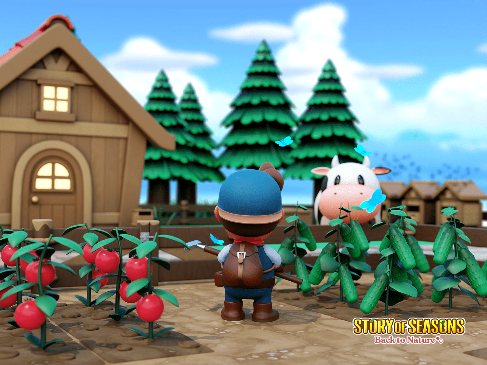 1600x1200 Hey, I want to share my finished redesign of Back to Nature with you. This is fanart and a pure concept. It is inspired by the classic Harvest Moon games