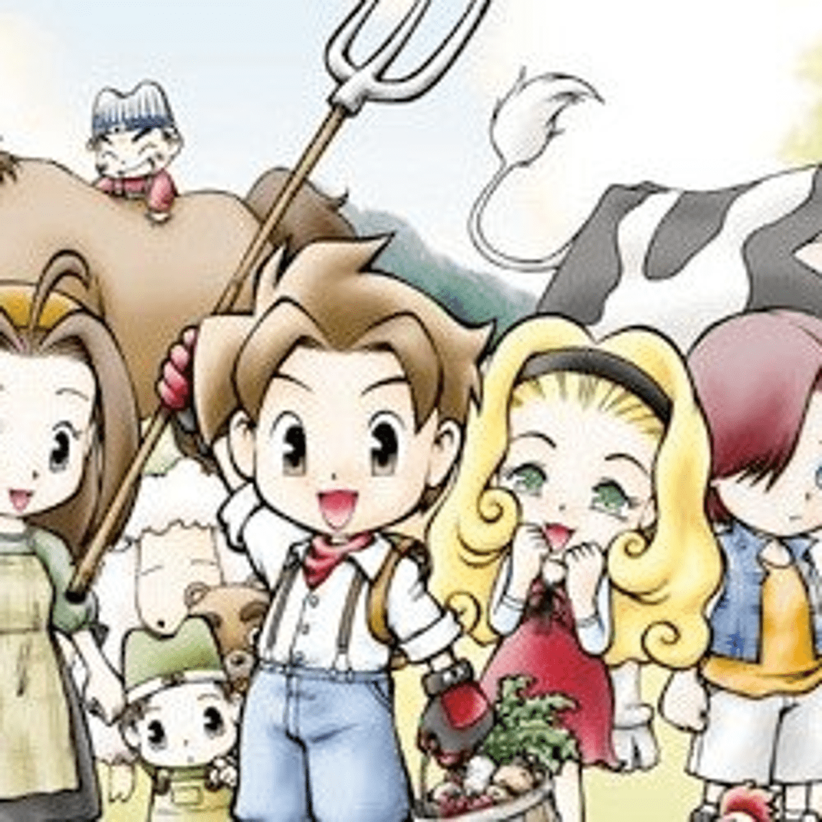 1200x1200 Harvest Moon twins with a real farm