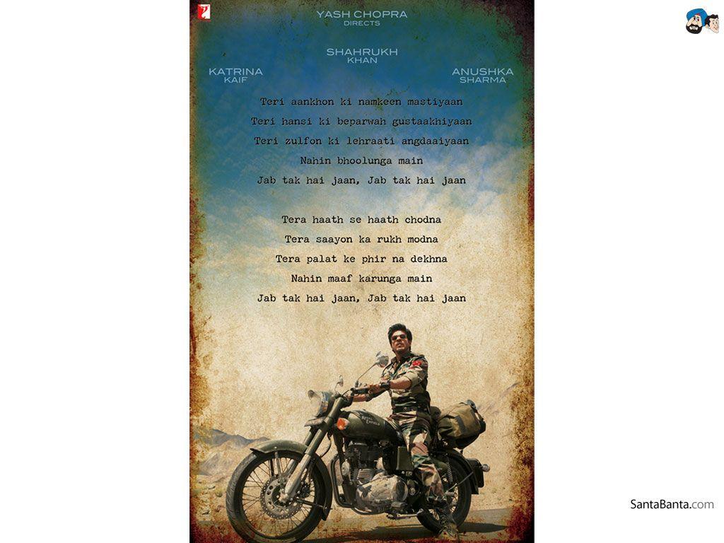 1024x768 Jab Tak Hai Jaan Movie Wallpaper