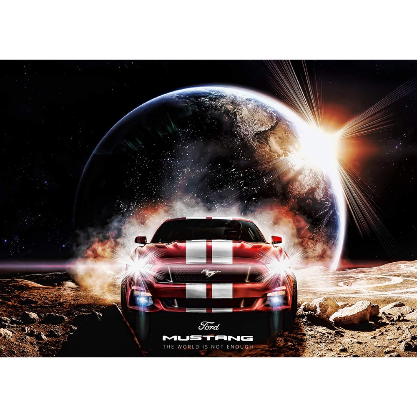 1610x1610 GBGMN 5D DIY Embroidery Diamond Picture Ford Home Decor Painting Full Square Drill Mustang Car Cross Stitch Wall Art Handmade Gifts 40x50cm(15.7x19.7inch) : Amazon.co.uk: Home & Kitchen