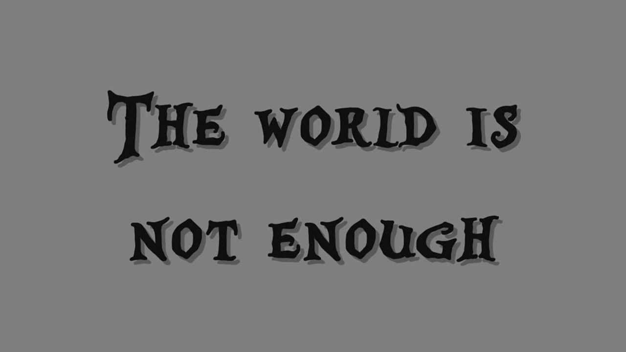 1280x720 Garbage World Is Not Enough Lyrics