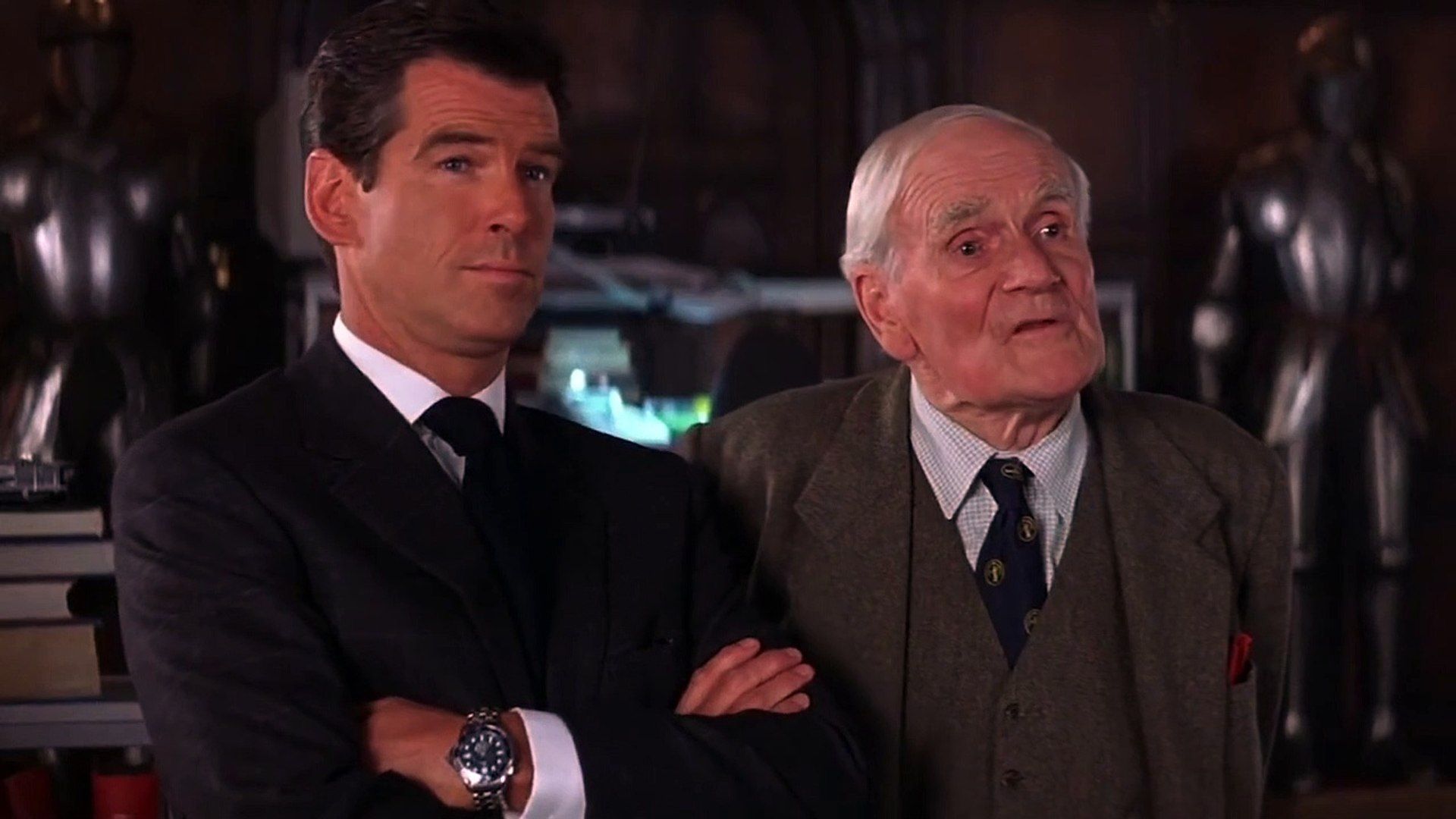 1920x1080 James Bond THE WORLD IS NOT ENOUGH movie clip Llewelyn’s last scene as Q