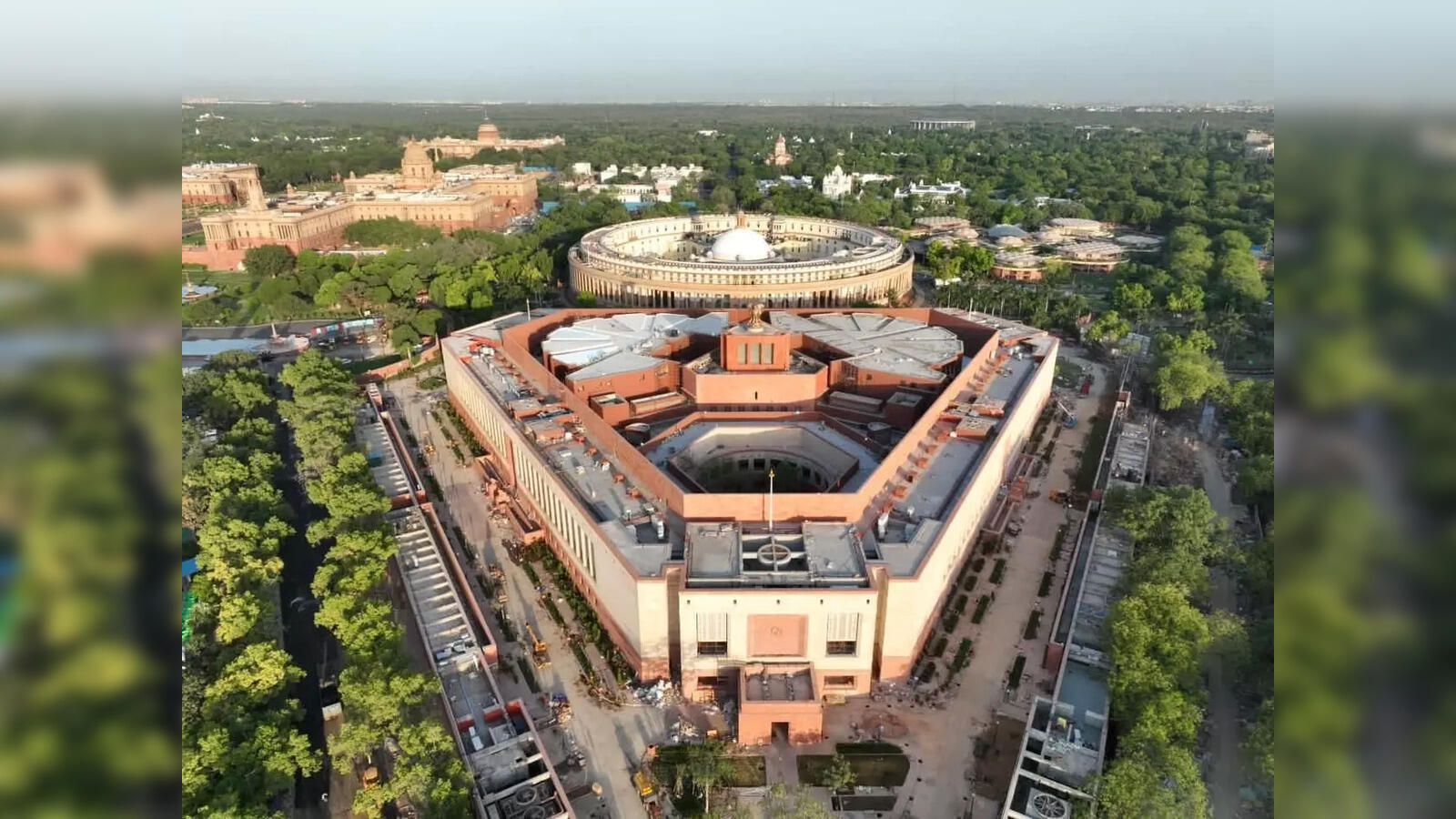 1600x900 new parliament building: Lok Sabha proceedings begin in new Parliament building Economic Times
