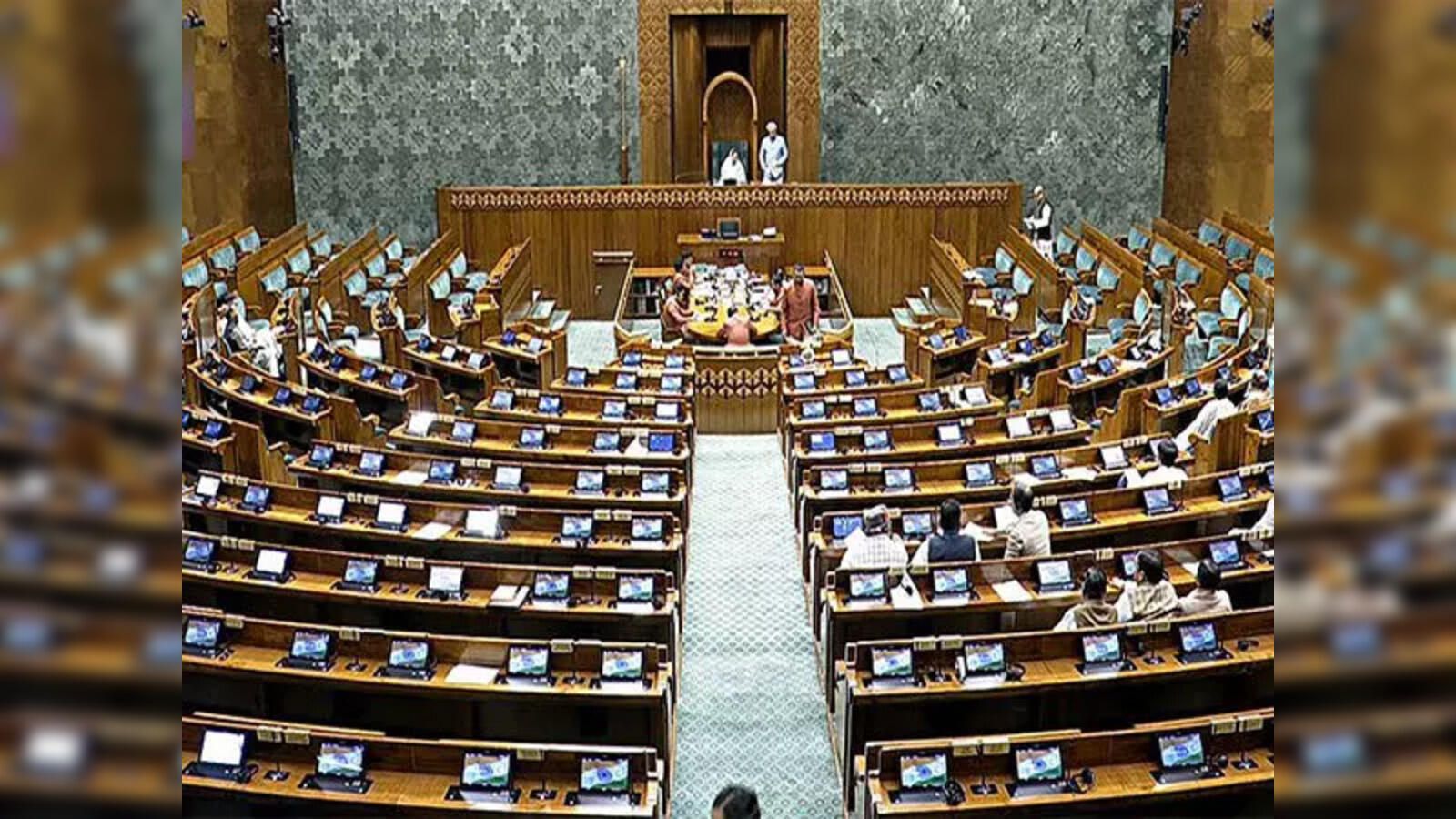 1600x900 Lok Sabha papers thrown at Chair amid heated protests; Jagdambika Pal reproves Economic Times