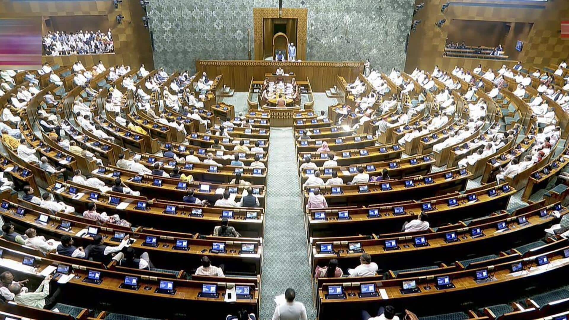 1920x1080 Lok Sabha Adjourned Amid Opposition Protest Over India US Trade Deal