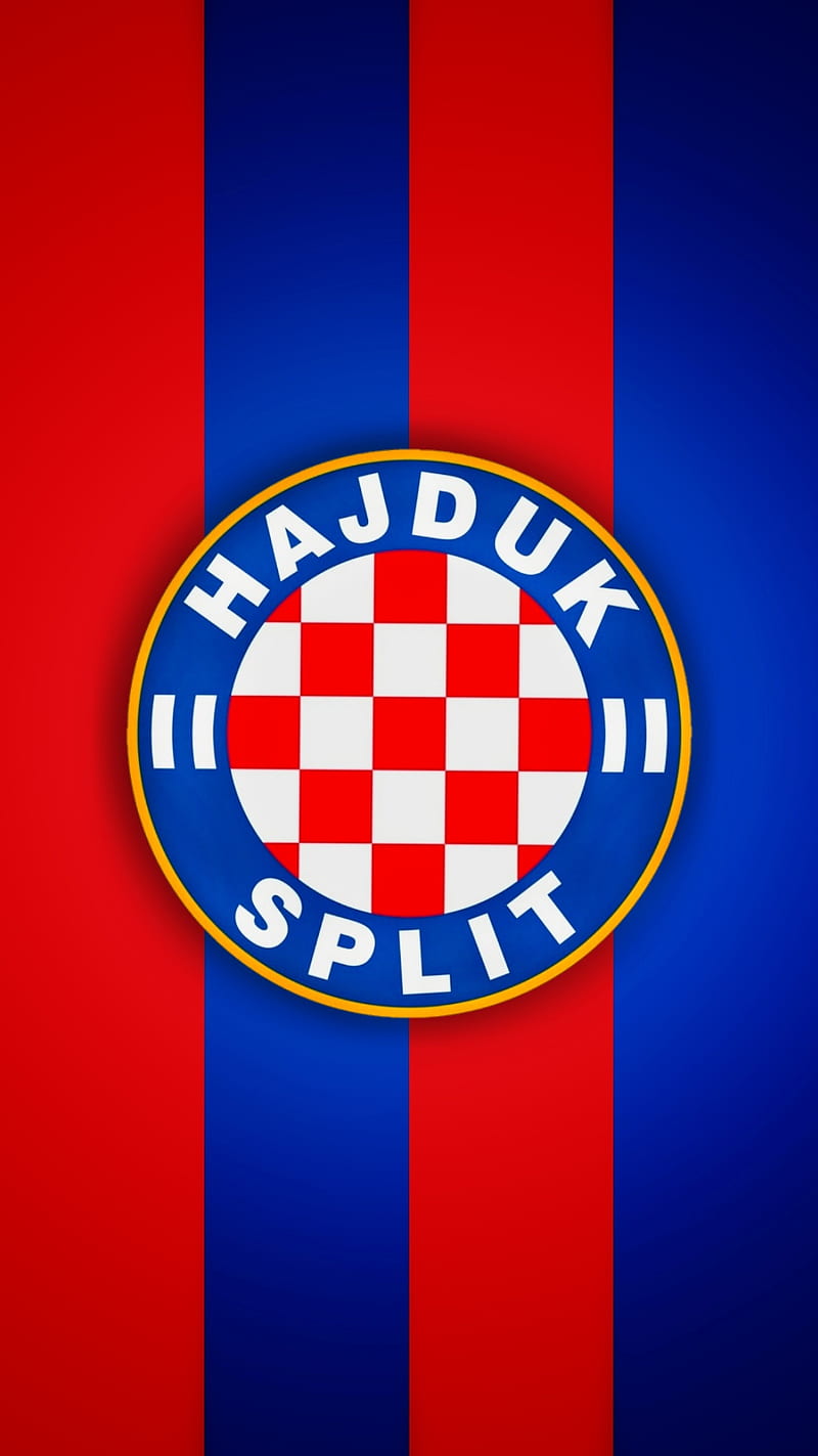 800x1423 Hajduk blue, logo, red, split, esports, torcida, HD phone wallpaper