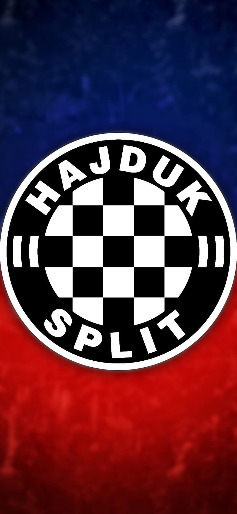 800x1734 HAJDUK BLUR, blue, red, split, torcida, HD phone wallpaper