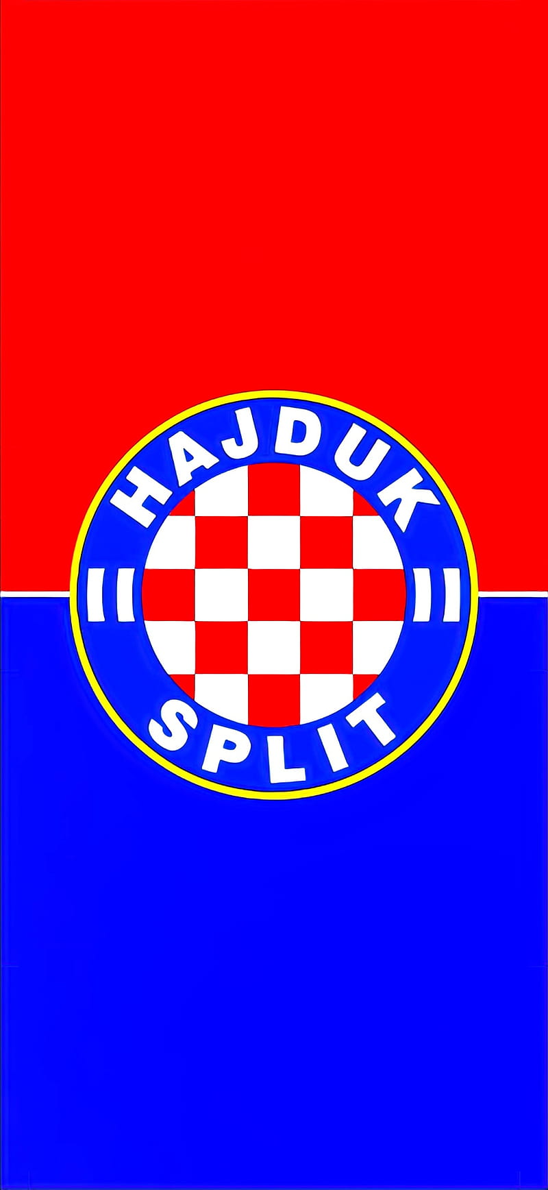 800x1736 HAJDUK NEW, blue, football, hajduk, red, split, torcida, HD phone wallpaper