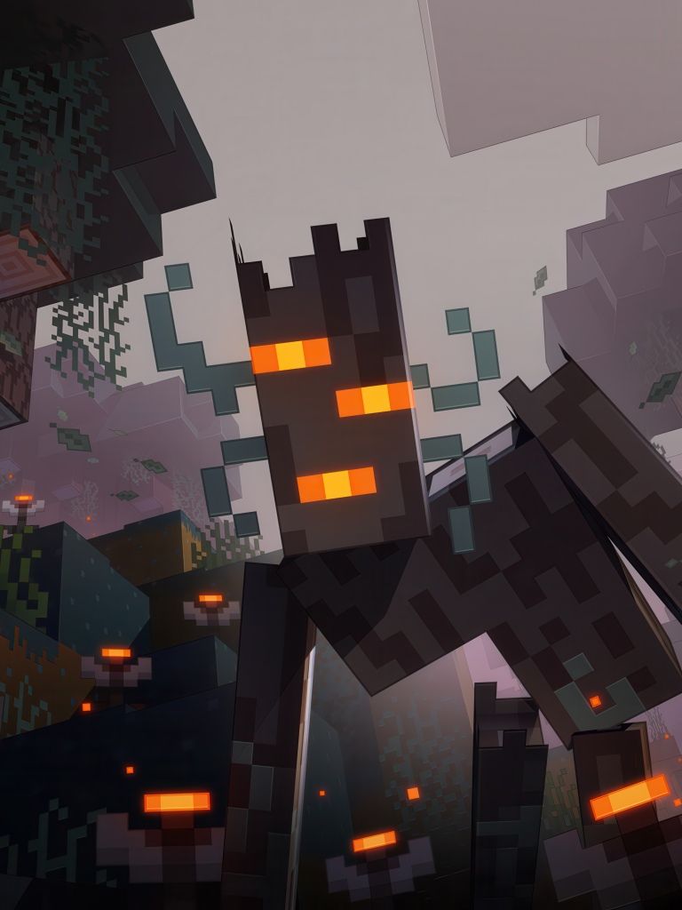 768x1024 Minecraft Wallpaper 4K, The Garden Awakens, 5K
