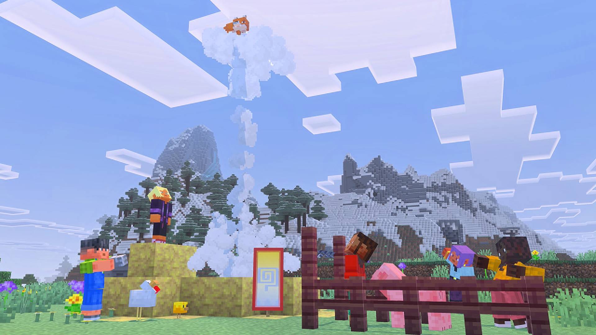 1920x1080 How to make pixel art in Minecraft