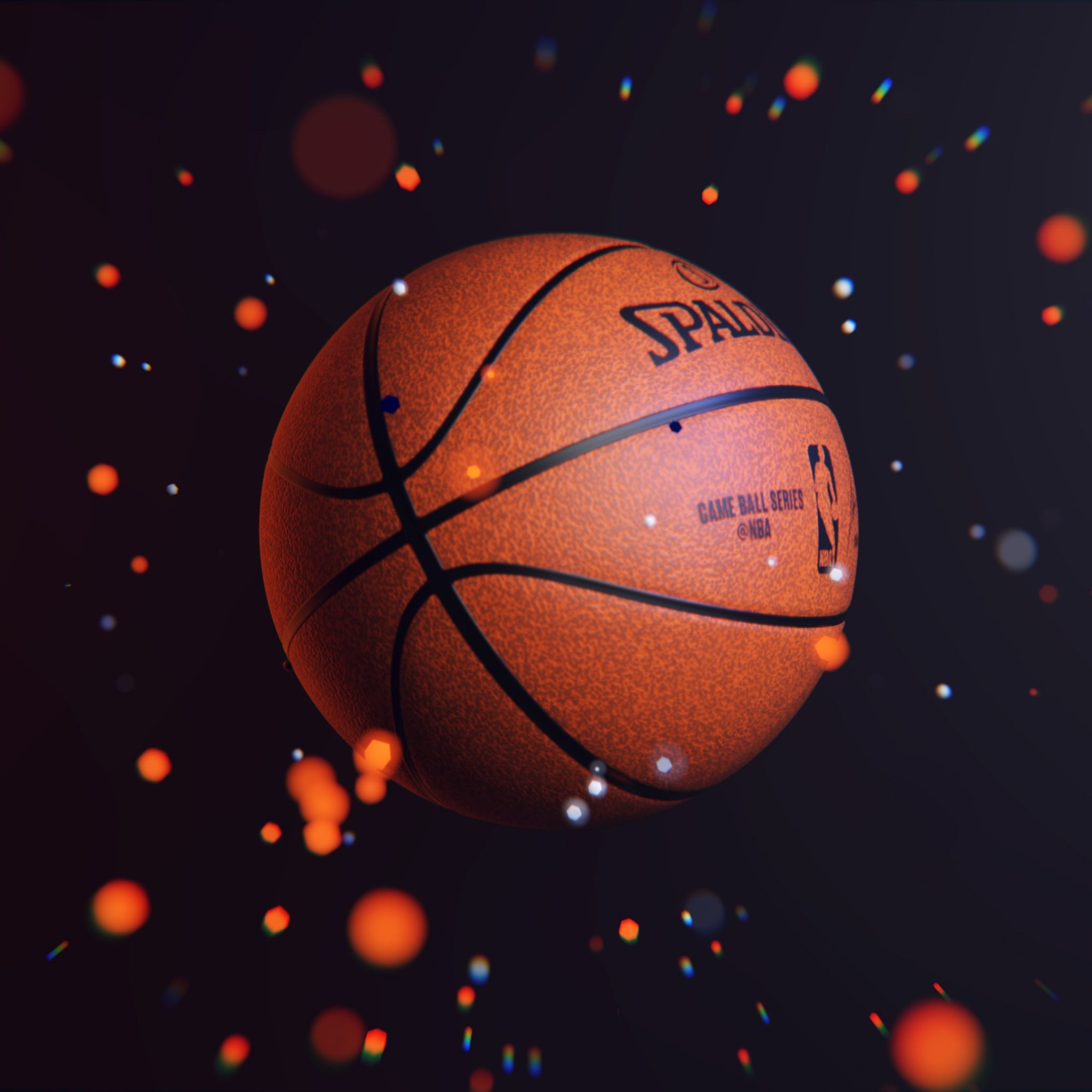 2048x2048 Basketball Wallpaper 4K, Do it now, 3D background