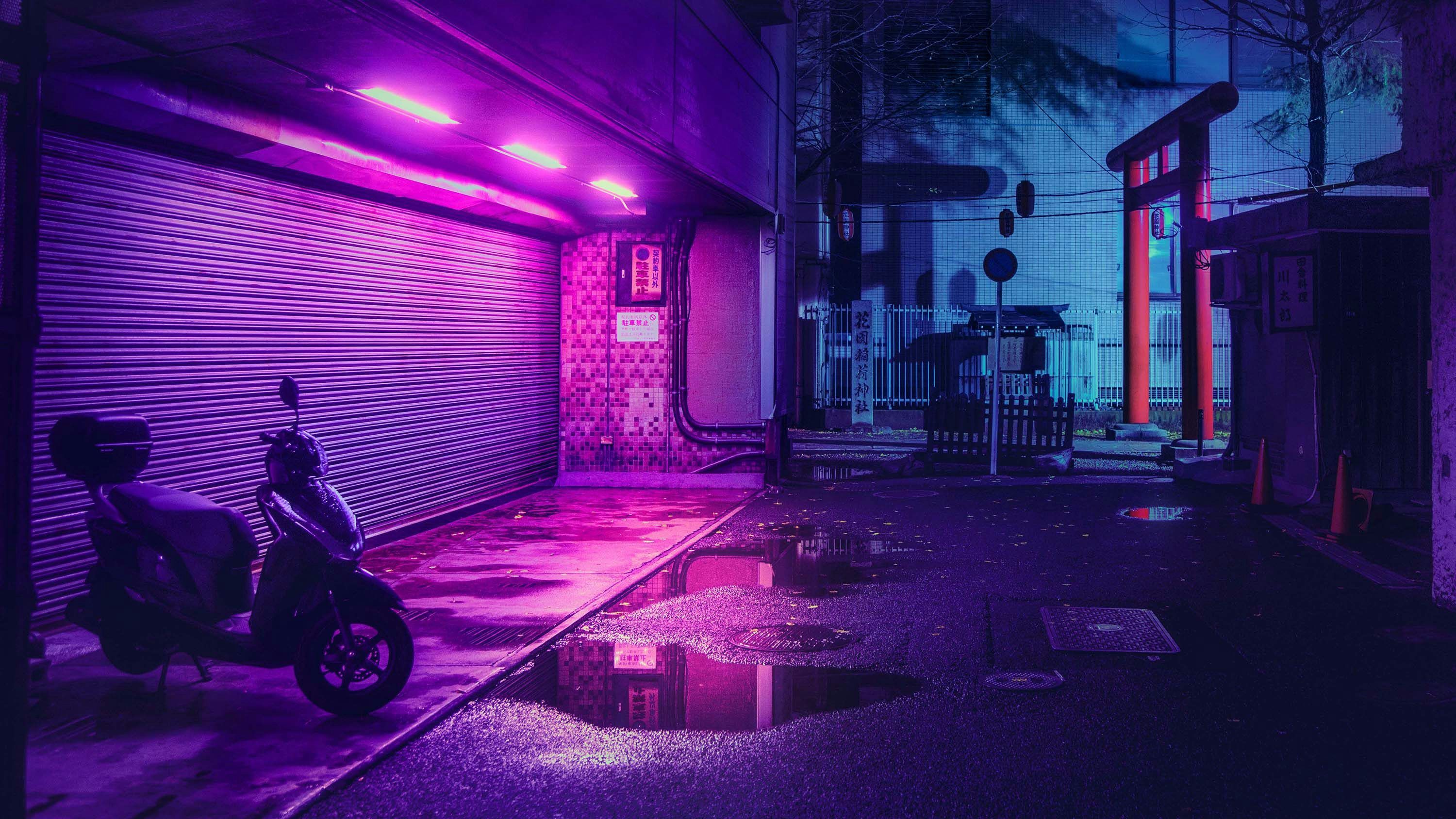 3000x1688 Former Ubisoft designer Liam Wong's cyberpunk photo of nocturnal Tokyo