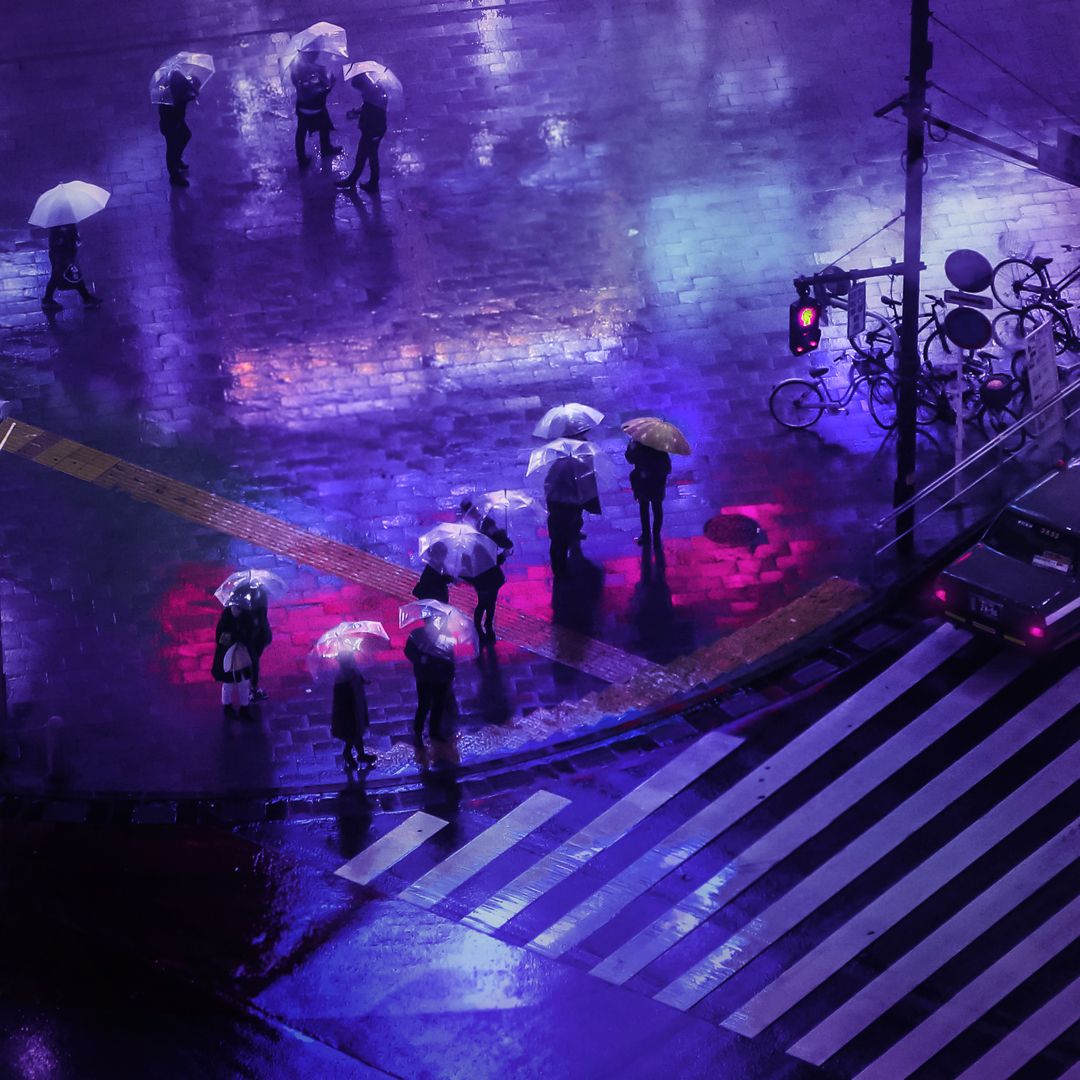 1080x1080 More Neon Soaked Tokyo Photo From Liam Wong