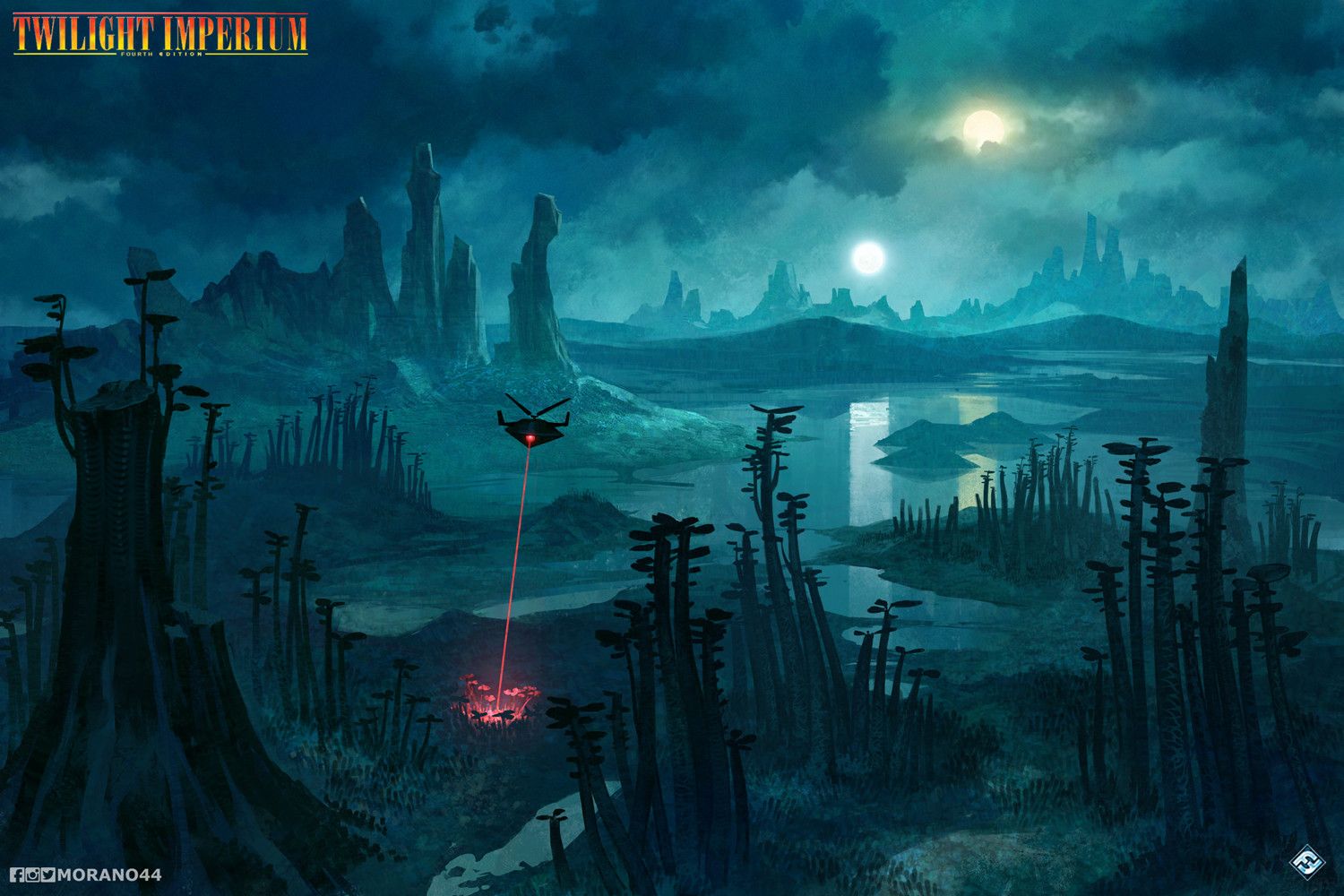 1500x1000 Distant Suns for Twilight Imperium (4th edition) by Tomasz Jedruszek (2017)