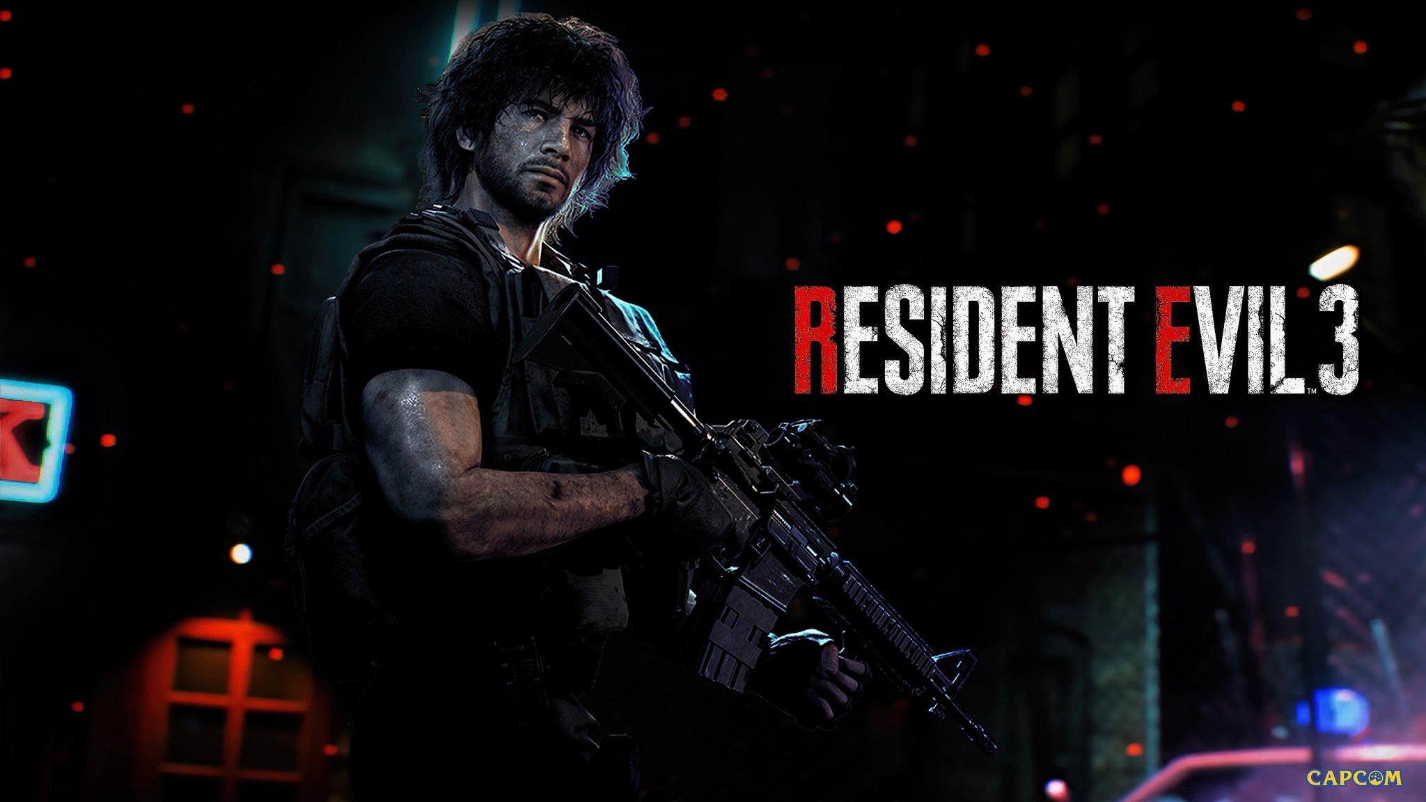 2048x1152 Carlos Oliveira Resident Evil 3 Wallpaper !