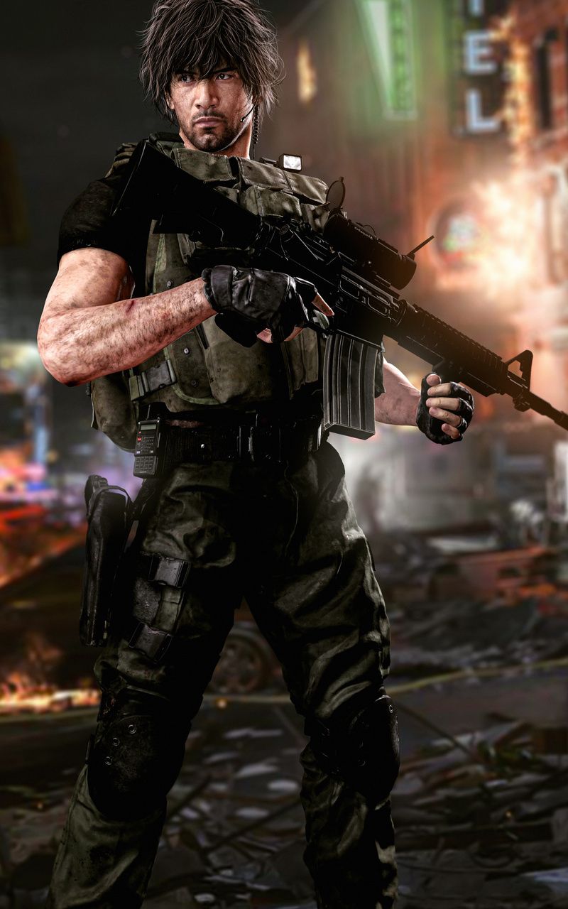 800x1280 Carlos Oliveira Resident Evil 3 Nexus Samsung Galaxy Tab Note Android Tablets , HD 4k Wallpaper, Image, Background, Photos and Picture