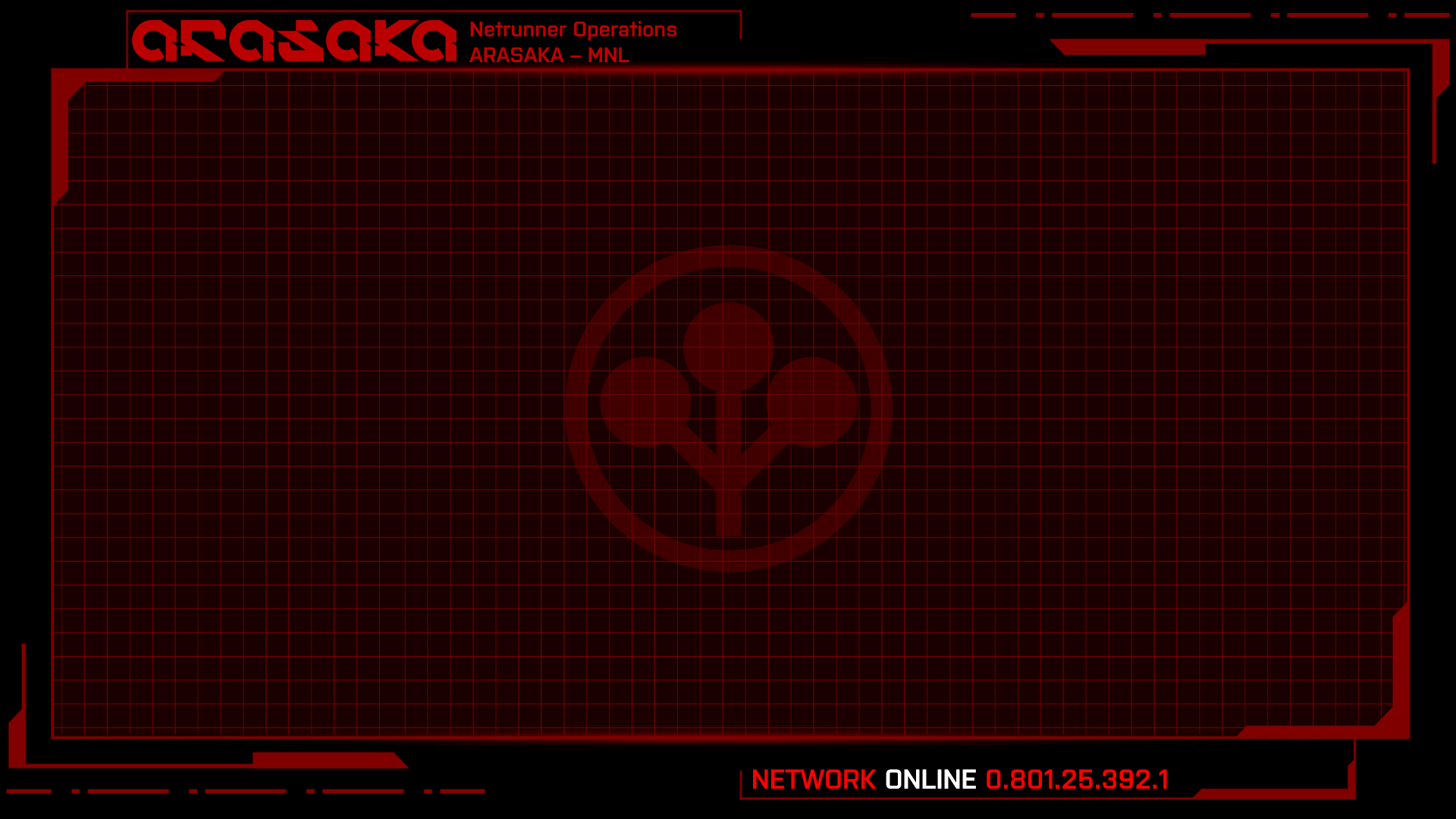 1920x1080 Arasaka Netrunner UI (1080p) Wallpaper(s)