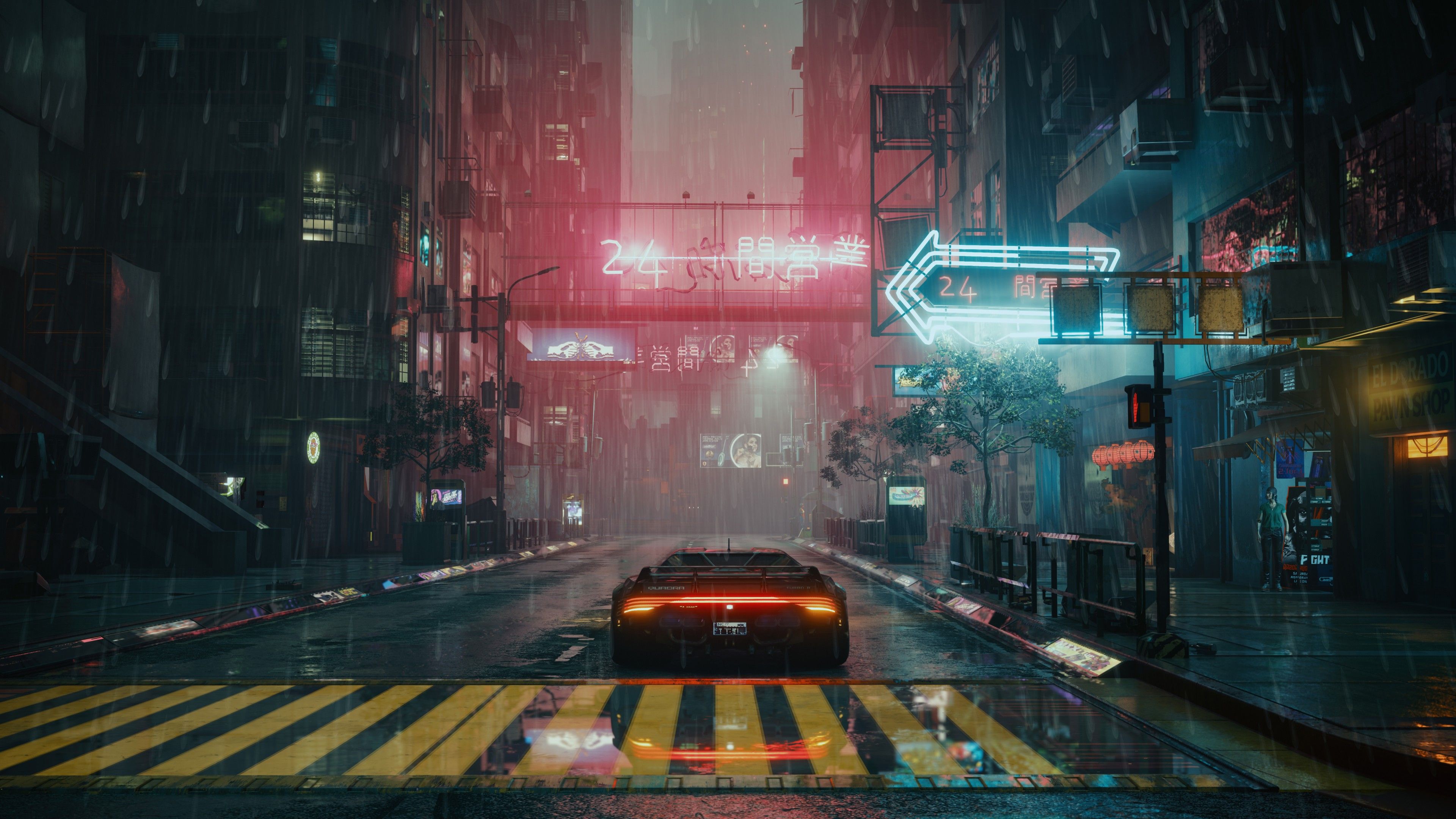 3840x2160 Jackie Johnny Silverhand V Goro Takemura Dexter DeShawn Hanako Arasaka 4K 5K HD Cyberpunk 2077 Wallpaper