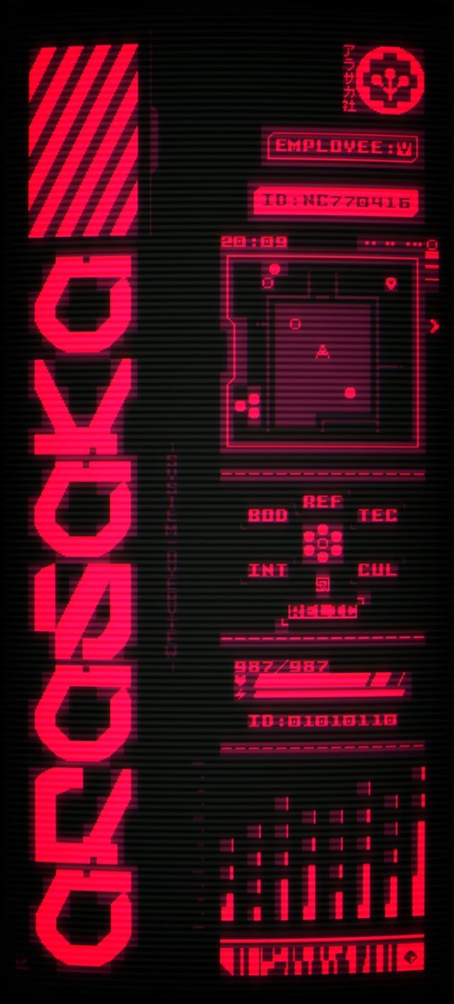 640x1415 Made a Cyberpunk 2077 inspired Arasaka wallpaper and homescreen