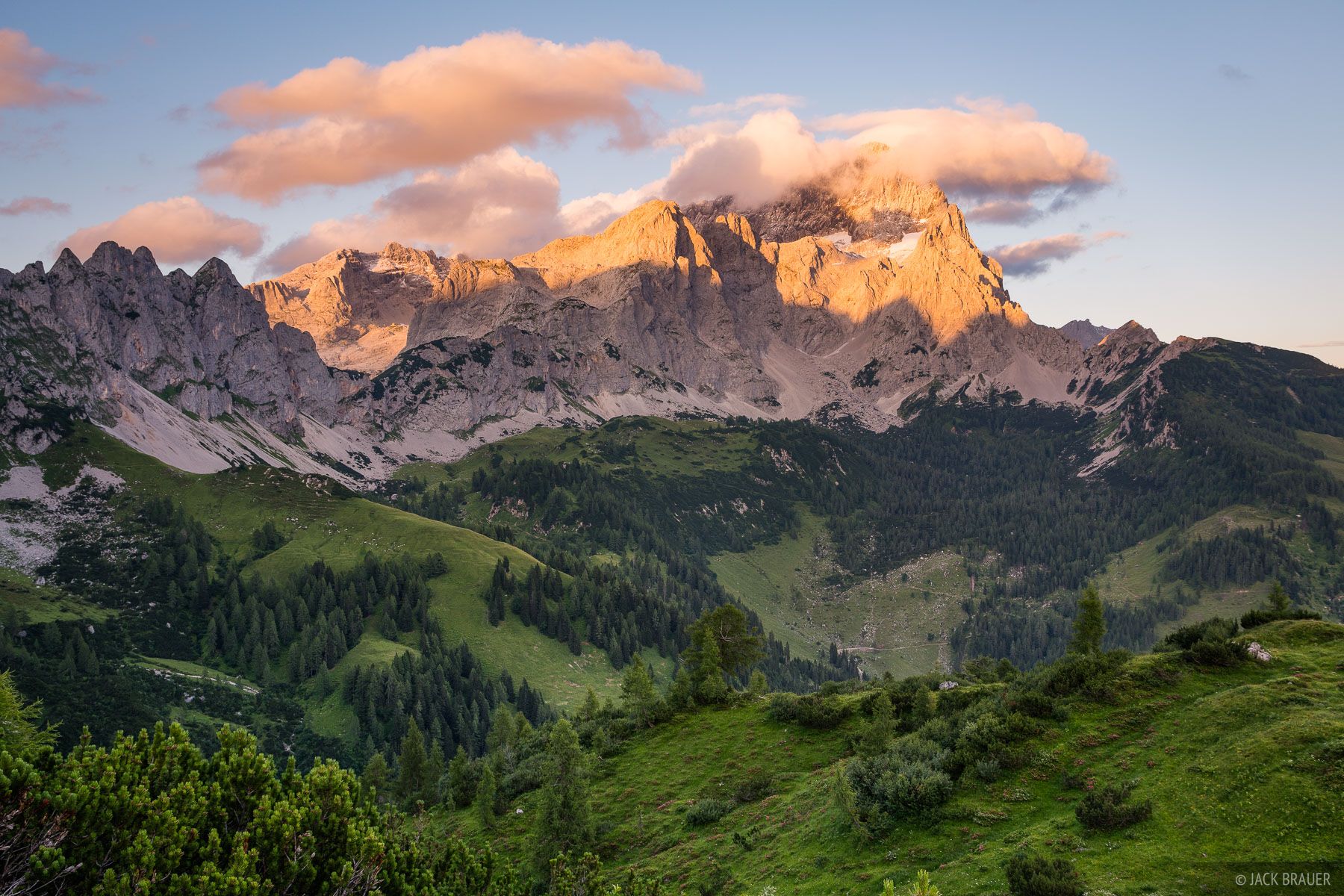 1800x1200 Torstein Sunset. Dachstein, Austria. Mountain Photography