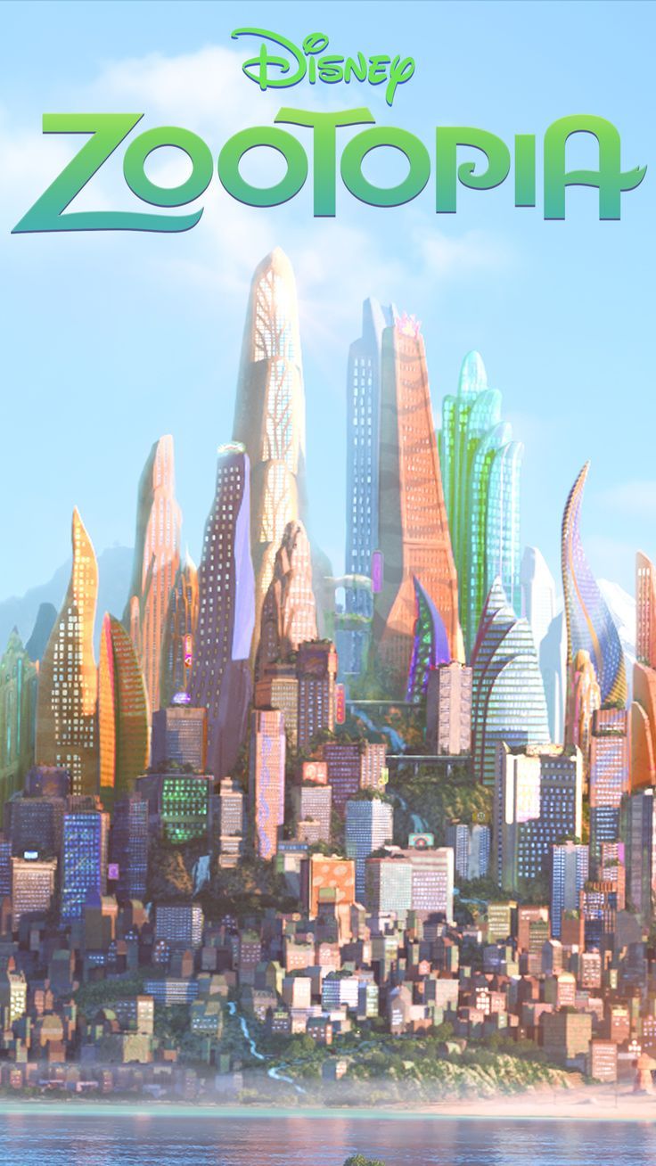 736x1308 Zootopia Skyline Phone Wallpaper (1080x1920) Need #iPhone S #Plus # Wallpaper