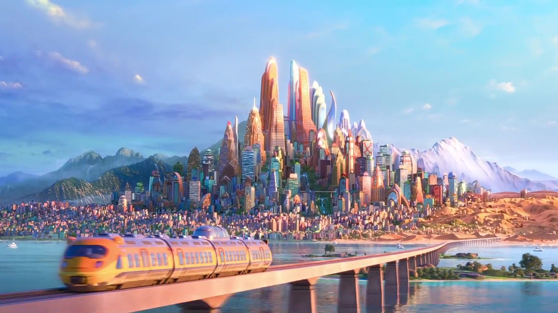 1920x1080 Zootopia City Wallpaper 00059