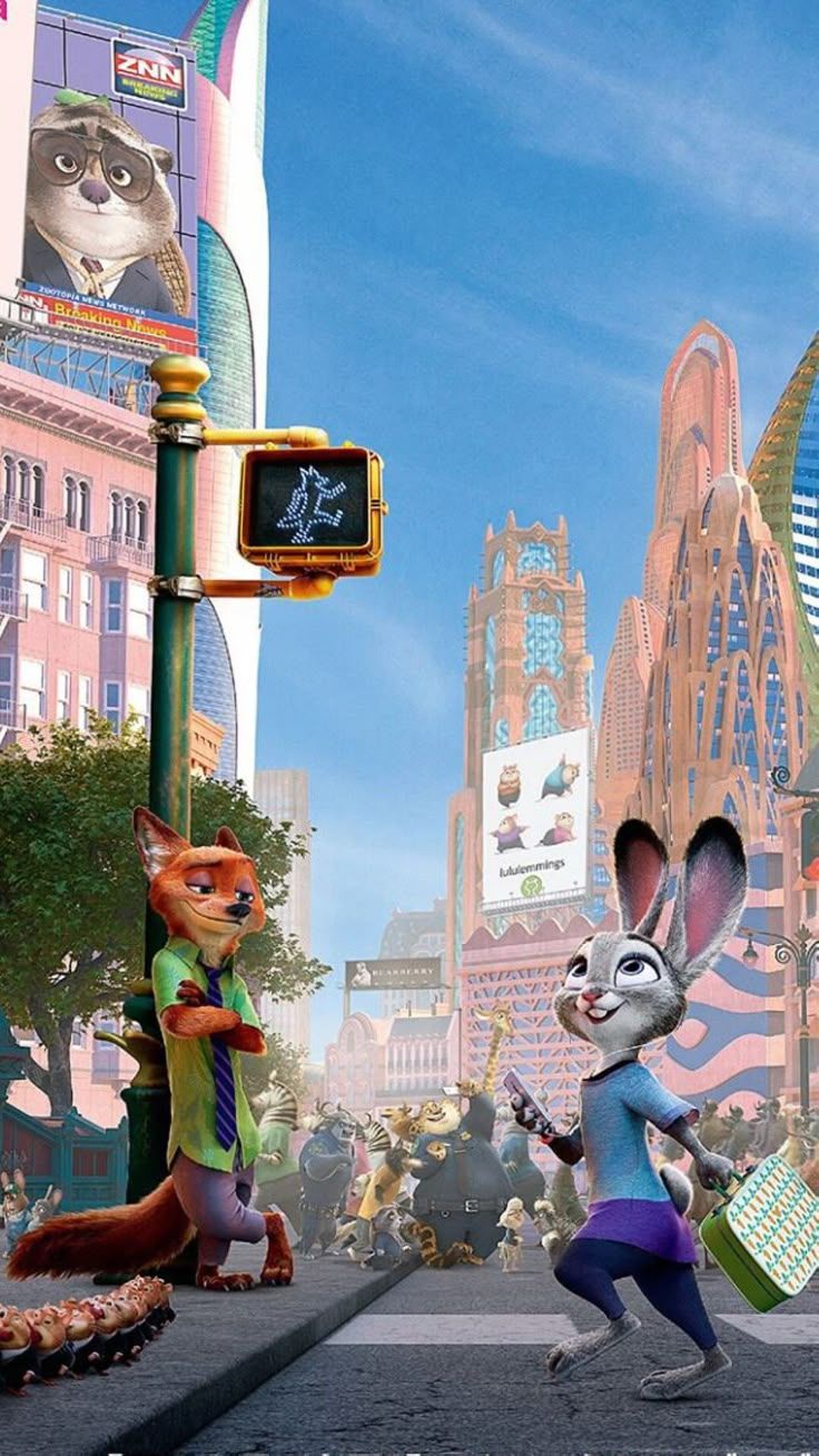 736x1308 Zootopia background characters. Zootopia city wallpaper, Disney zootopia, Zootopia 2