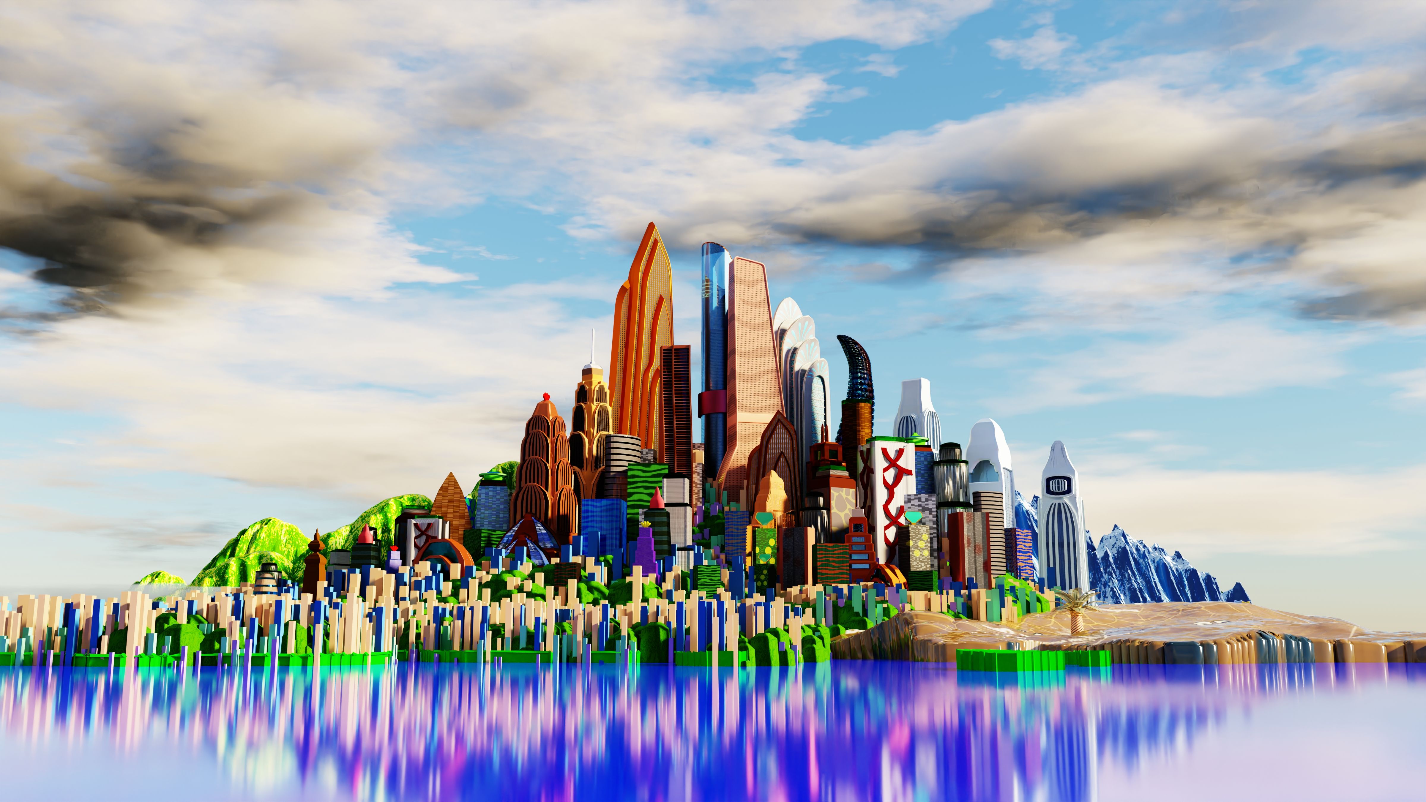 4800x2700 Zootopia Skyline Update