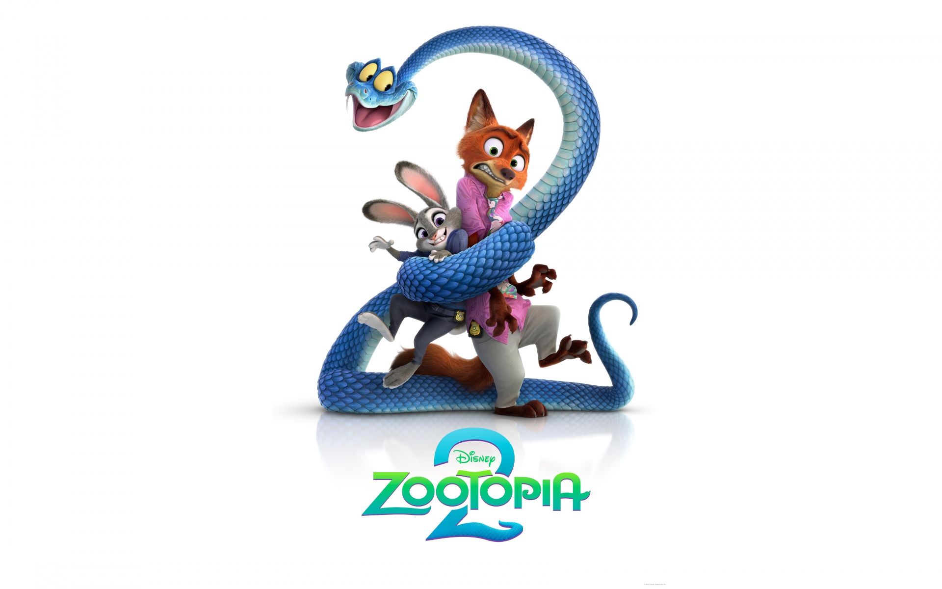 1920x1200 Zootopia 2 Wallpaper 4K, 8K, 2025 Movies, White background