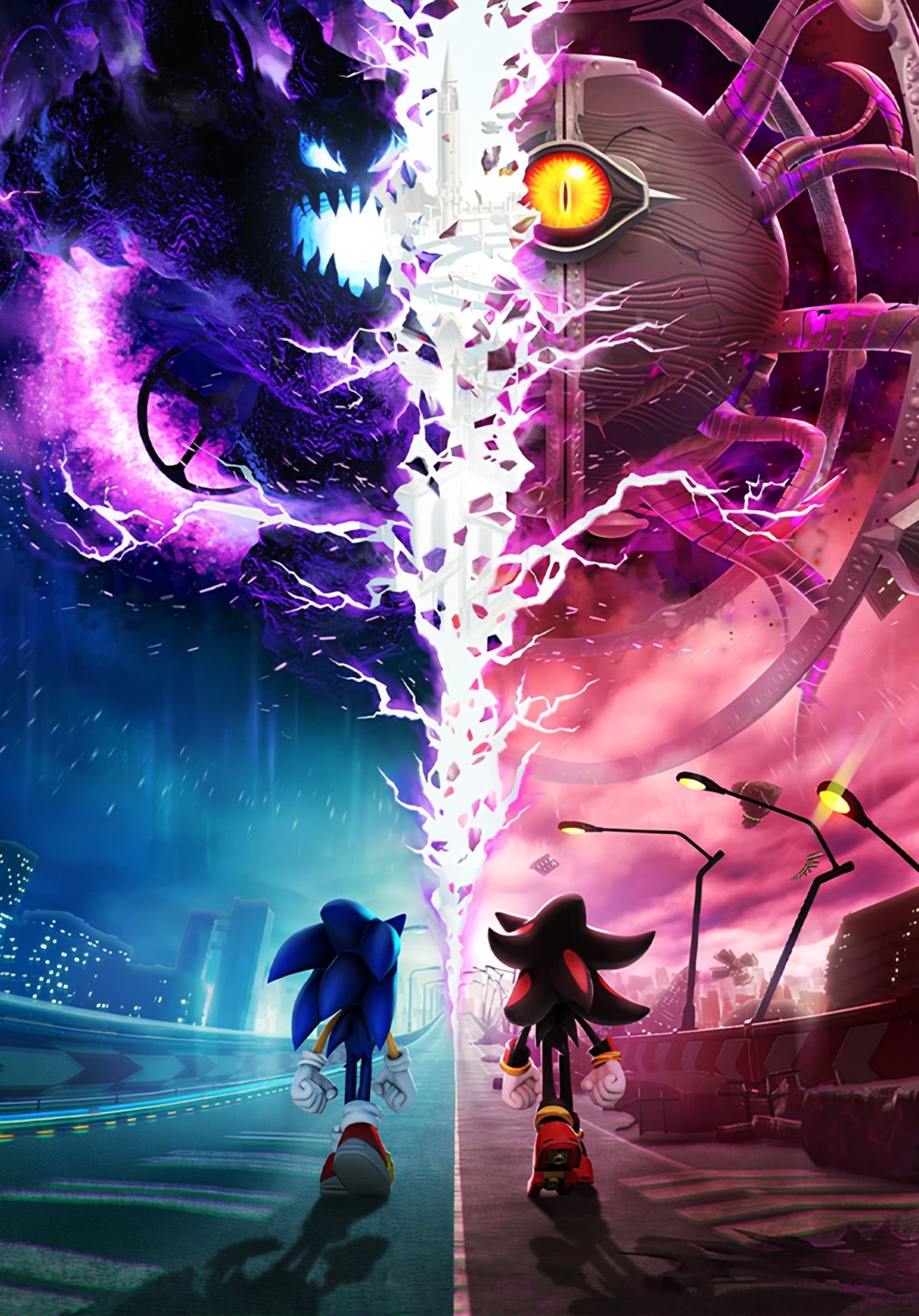 1668x2388 Sonic X Shadow Generations Artwork Version 3 Wallpaper with Monocle