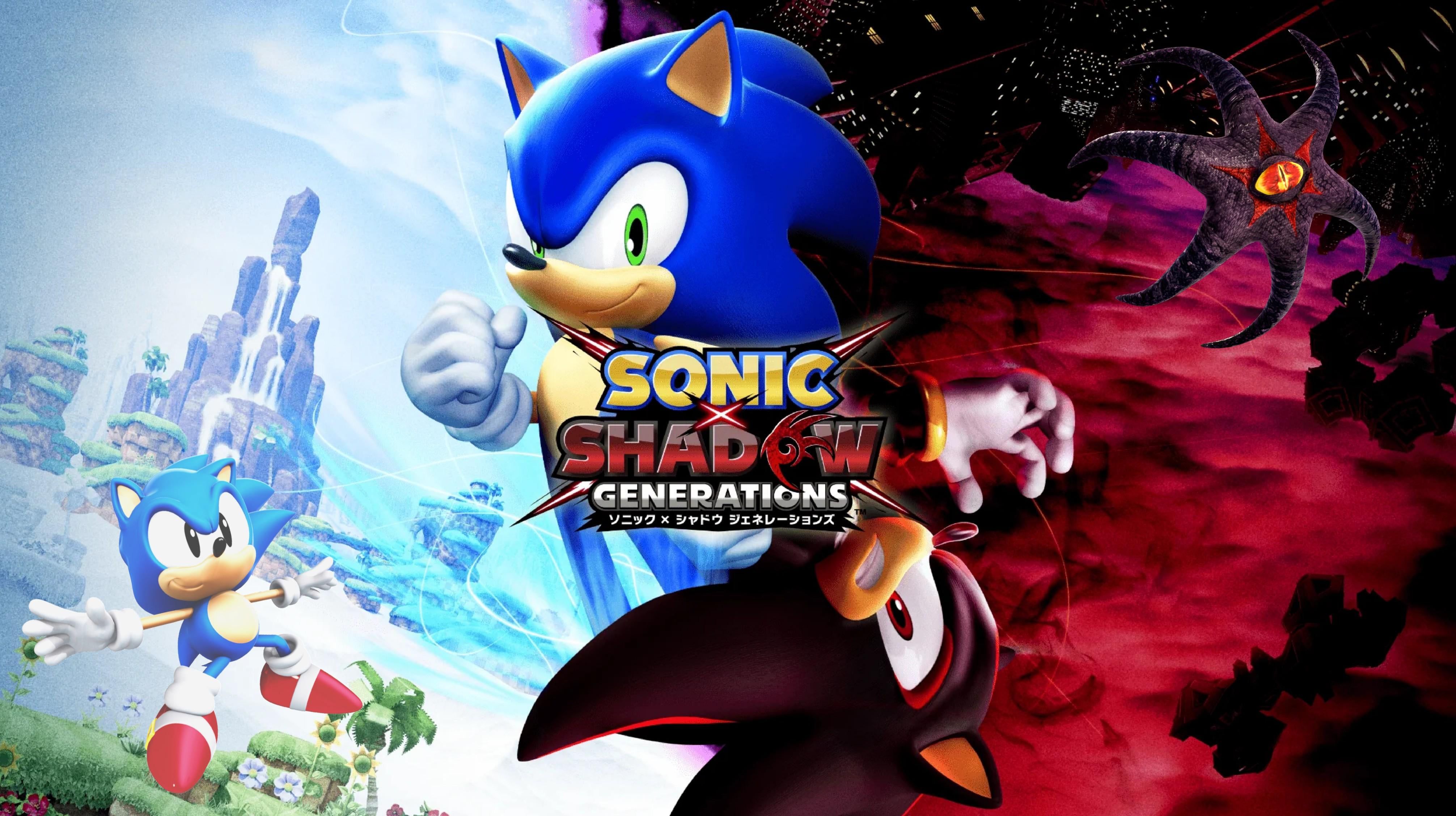 4024x2256 THE KEY ART FOR THE JAPANESE VERSION OF SONIC X SHADOW GENERATIONS IS SO COOL