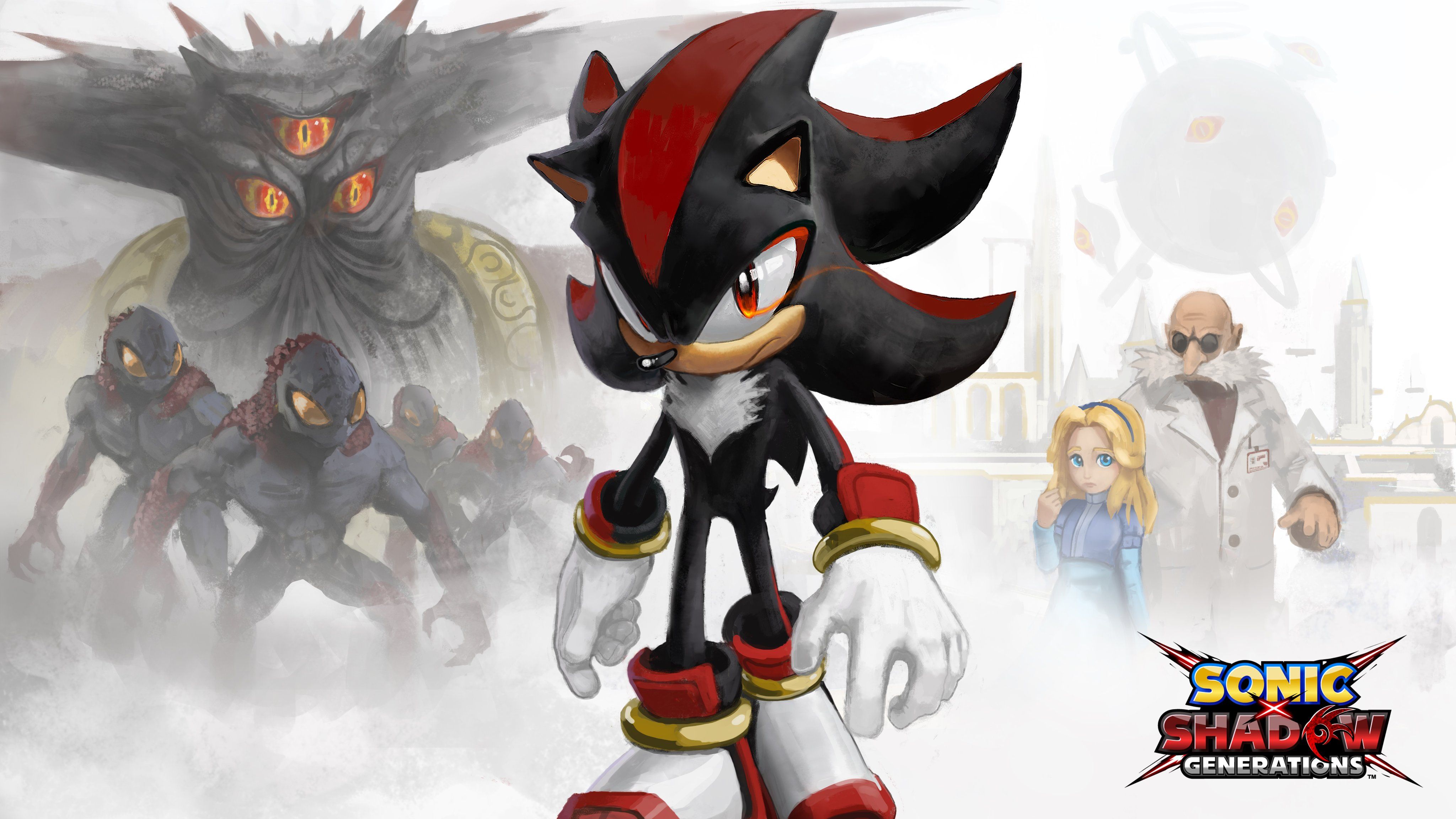 4096x2304 Shadow the Hedgehog: Sonic X Generations 4K Ultra HD Wallpaperx2304